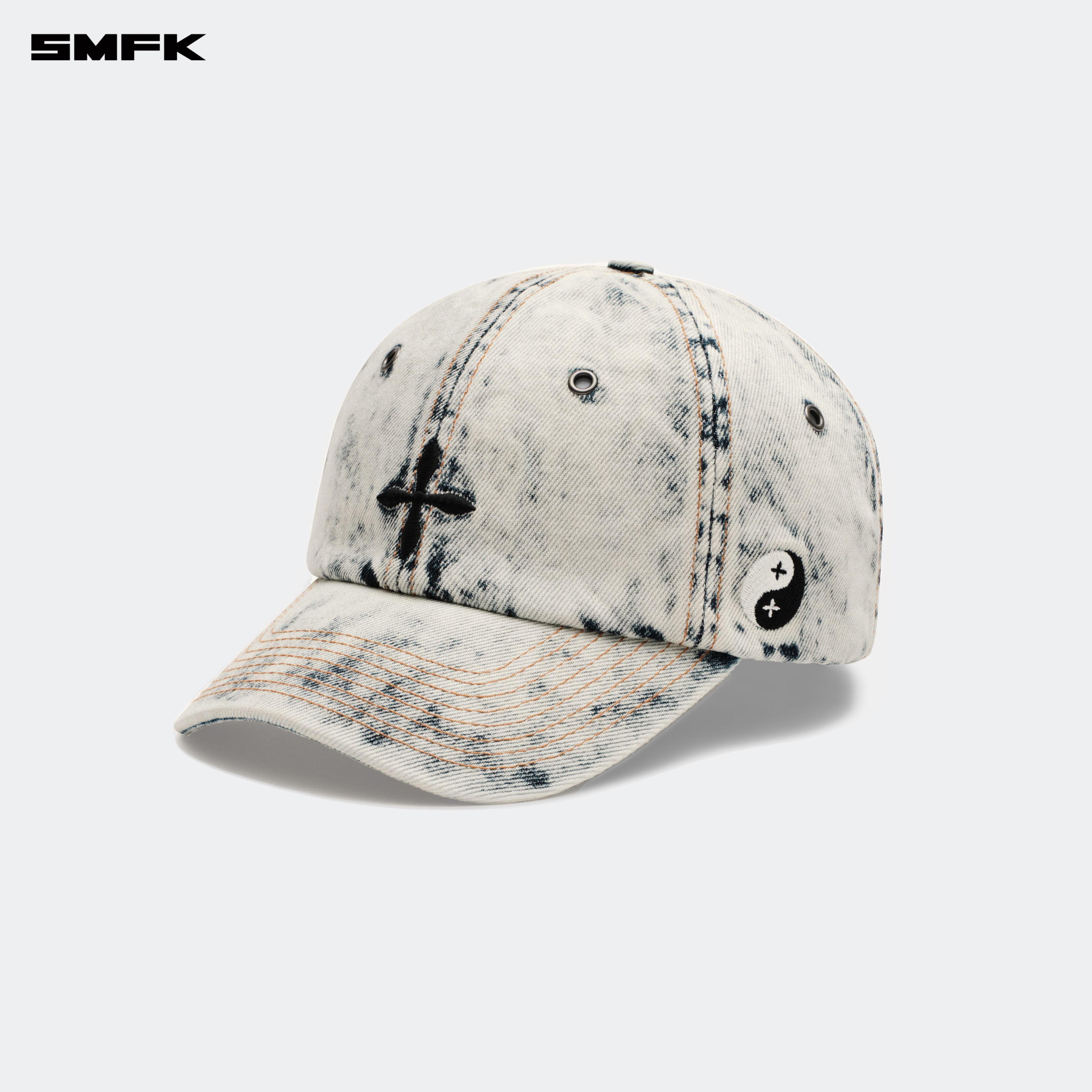 WildWorld クロス デニム クリーム ベースボール キャップ – SMFK Official