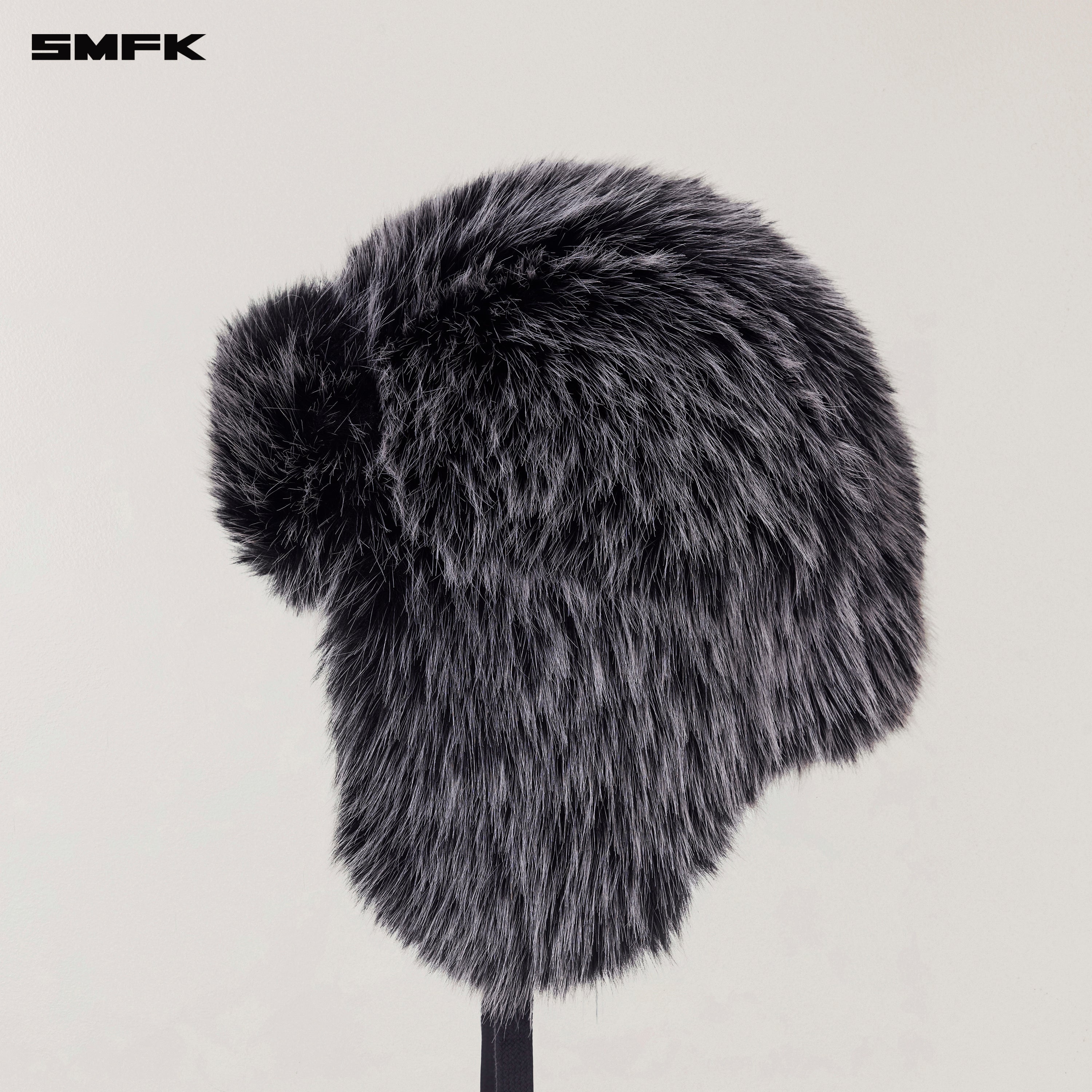 COMPASS MODE WASTELAND FURRY HUNTING HAT SILVER FOX