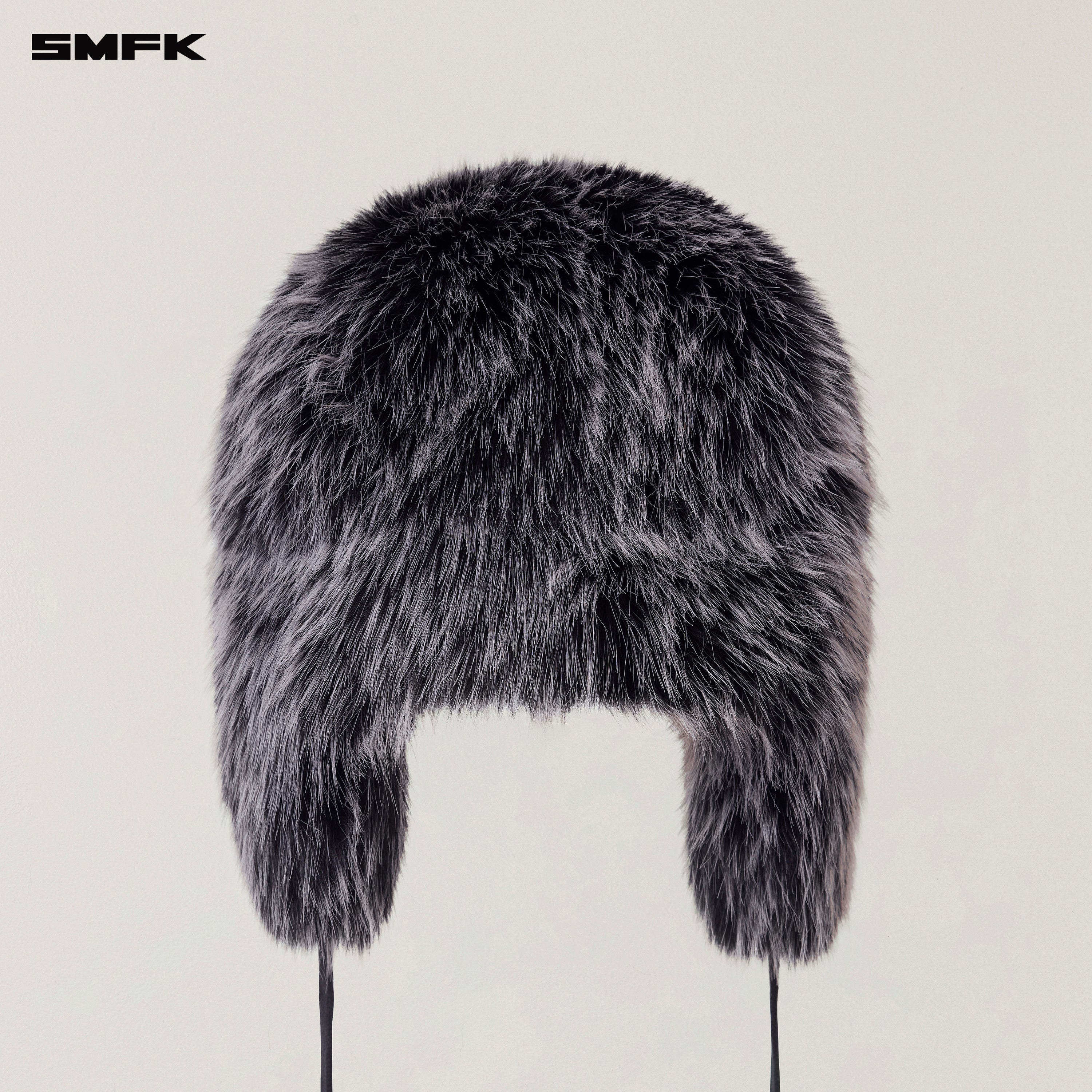 COMPASS MODE WASTELAND FURRY HUNTING HAT SILVER FOX