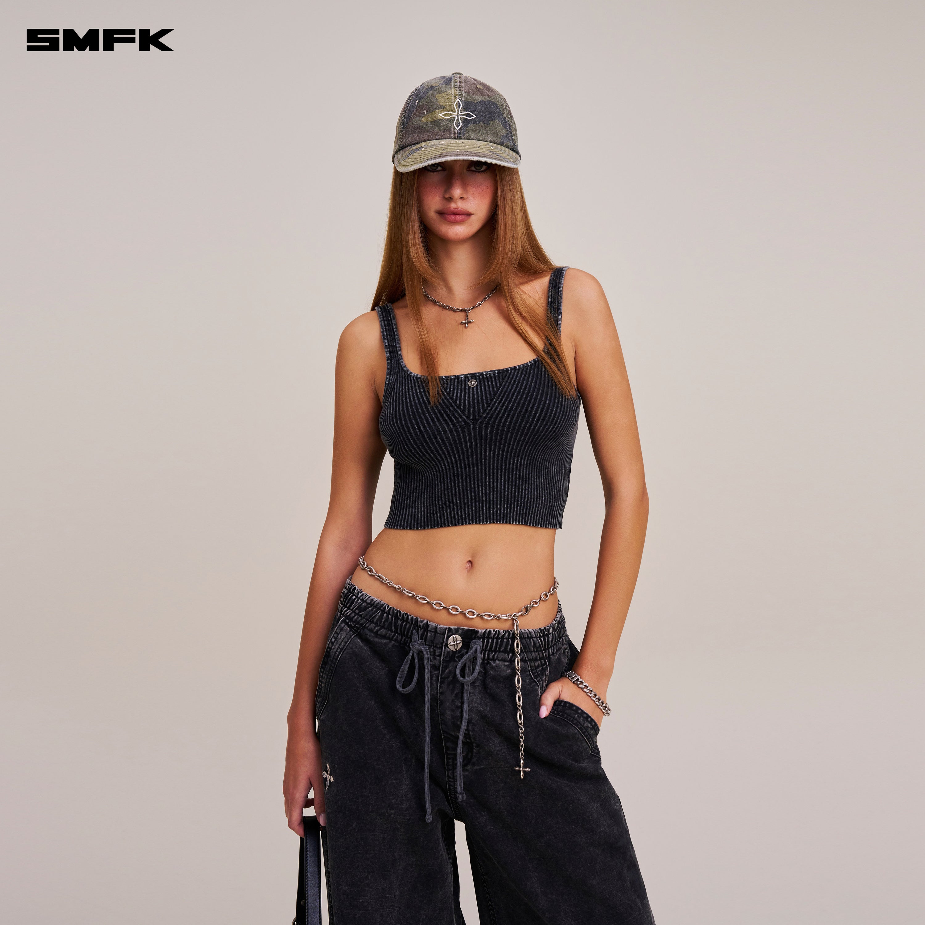 RAGE WILD HANDCRAFT CAMO CARGO CAP ARMY GREEN CAMOUFLAGE