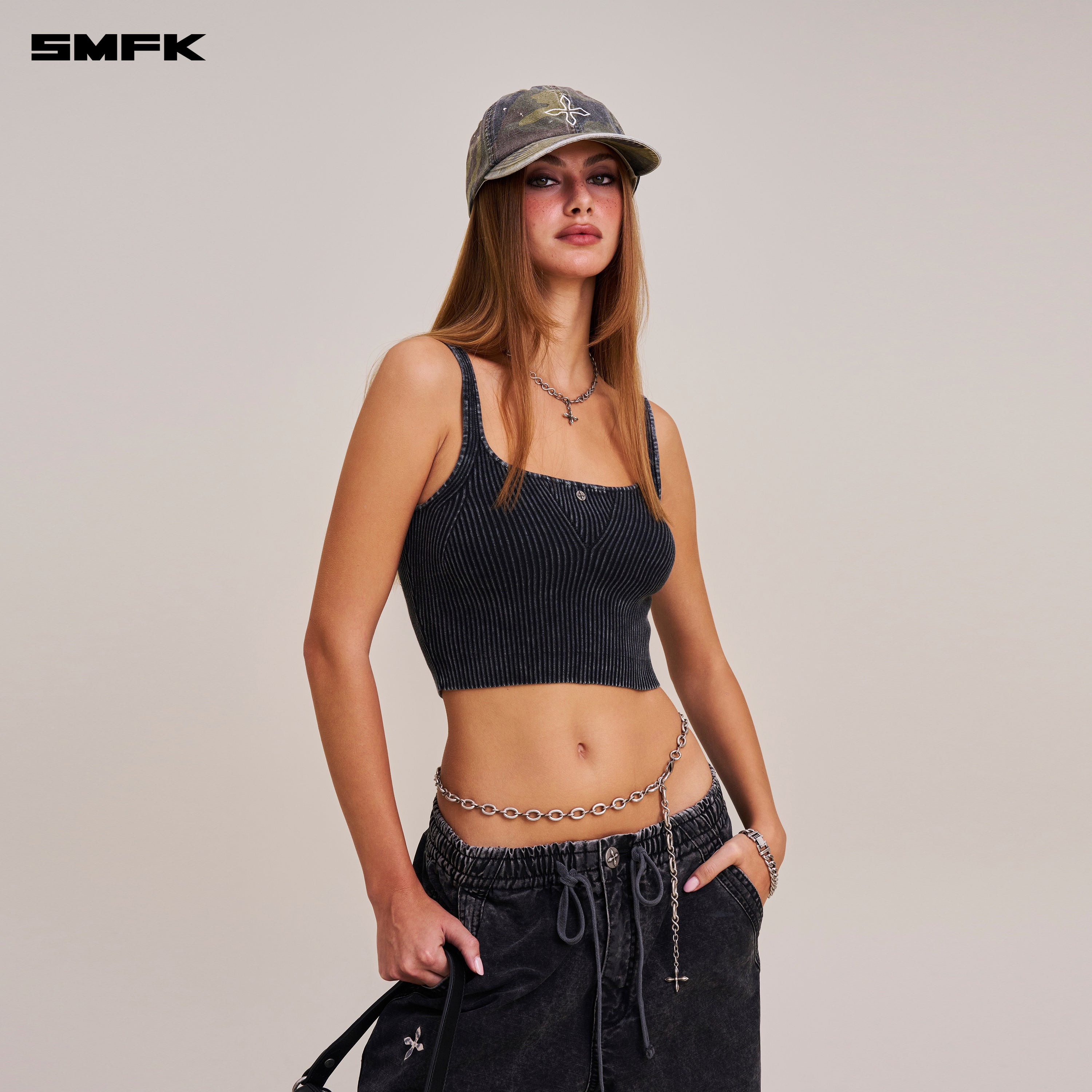 RAGE WILD HANDCRAFT CAMO CARGO CAP ARMY GREEN CAMOUFLAGE