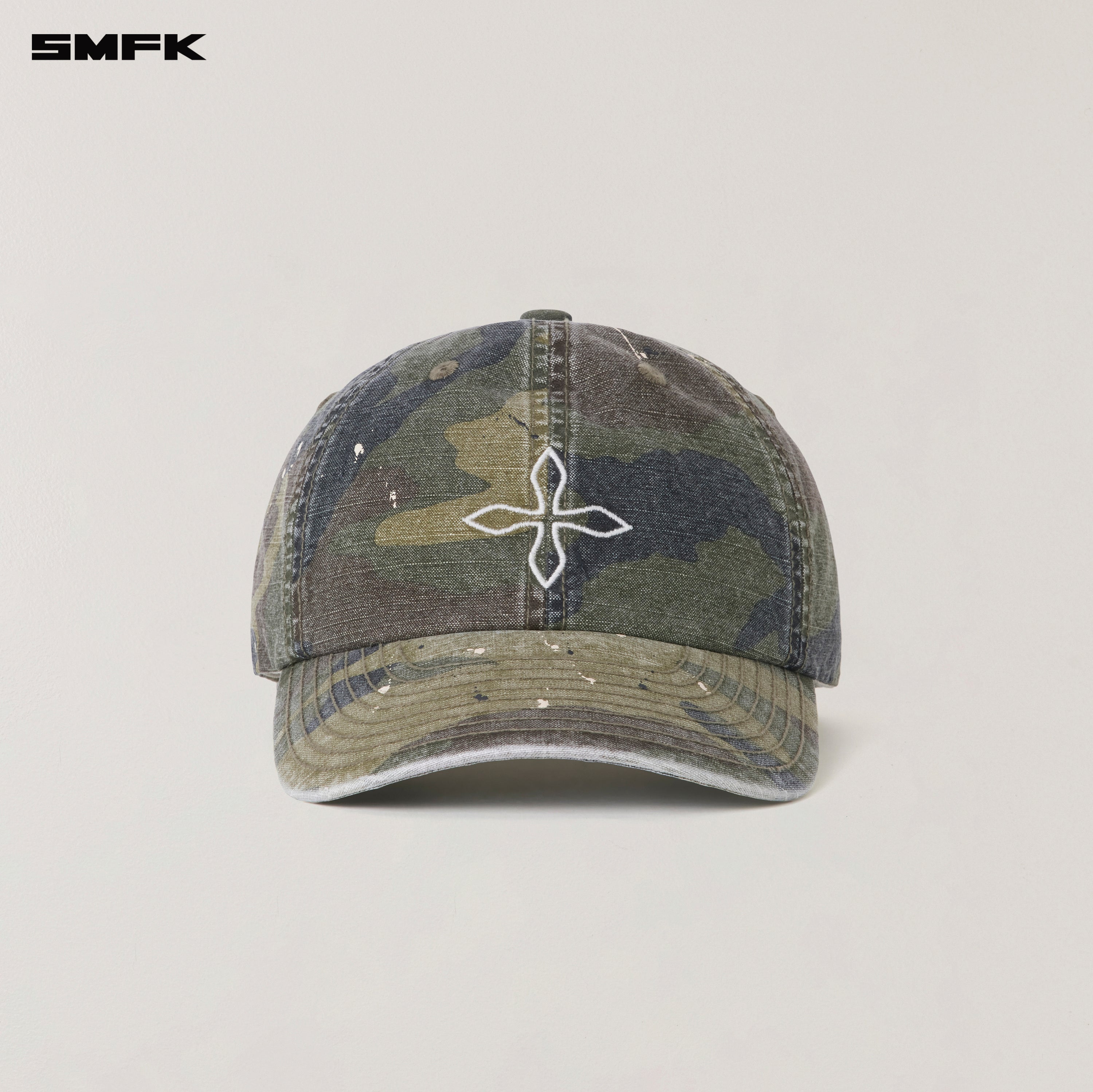 RAGE WILD HANDCRAFT CAMO CARGO CAP ARMY GREEN CAMOUFLAGE