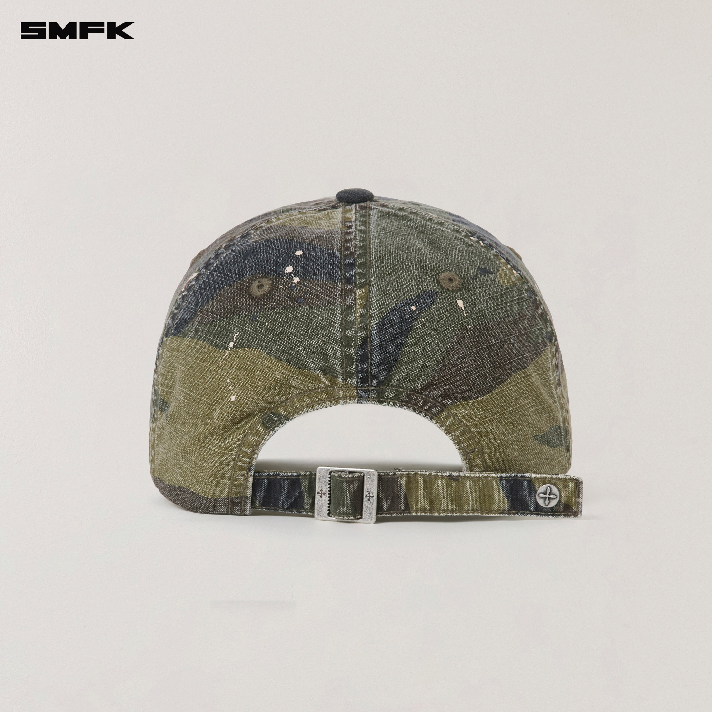 RAGE WILD HANDCRAFT CAMO CARGO CAP ARMY GREEN CAMOUFLAGE
