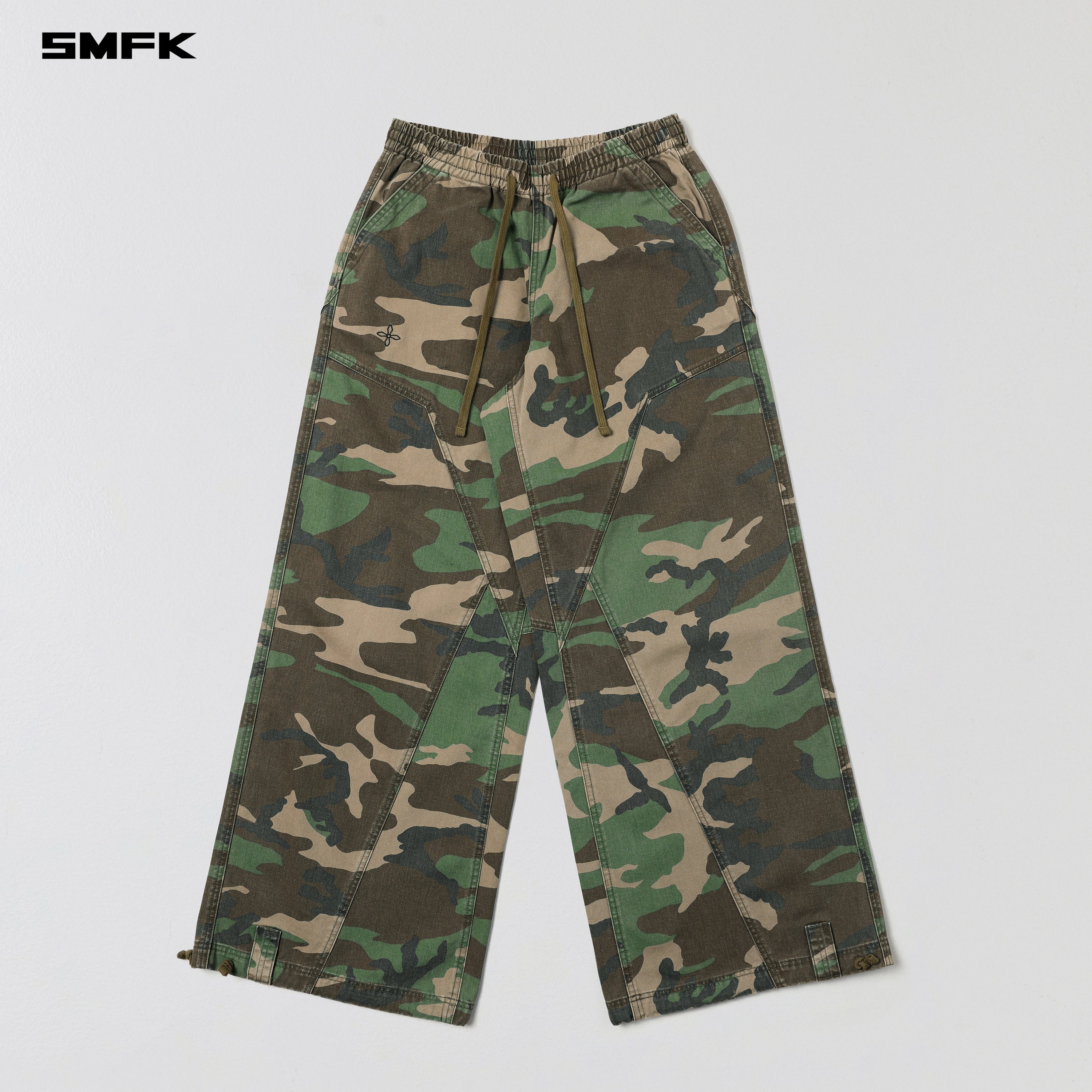 COMPASS MIRAGE CAMO TOWER SPORTS PANTS/COTTON ARMY GREEN  CAMOUFLAGE