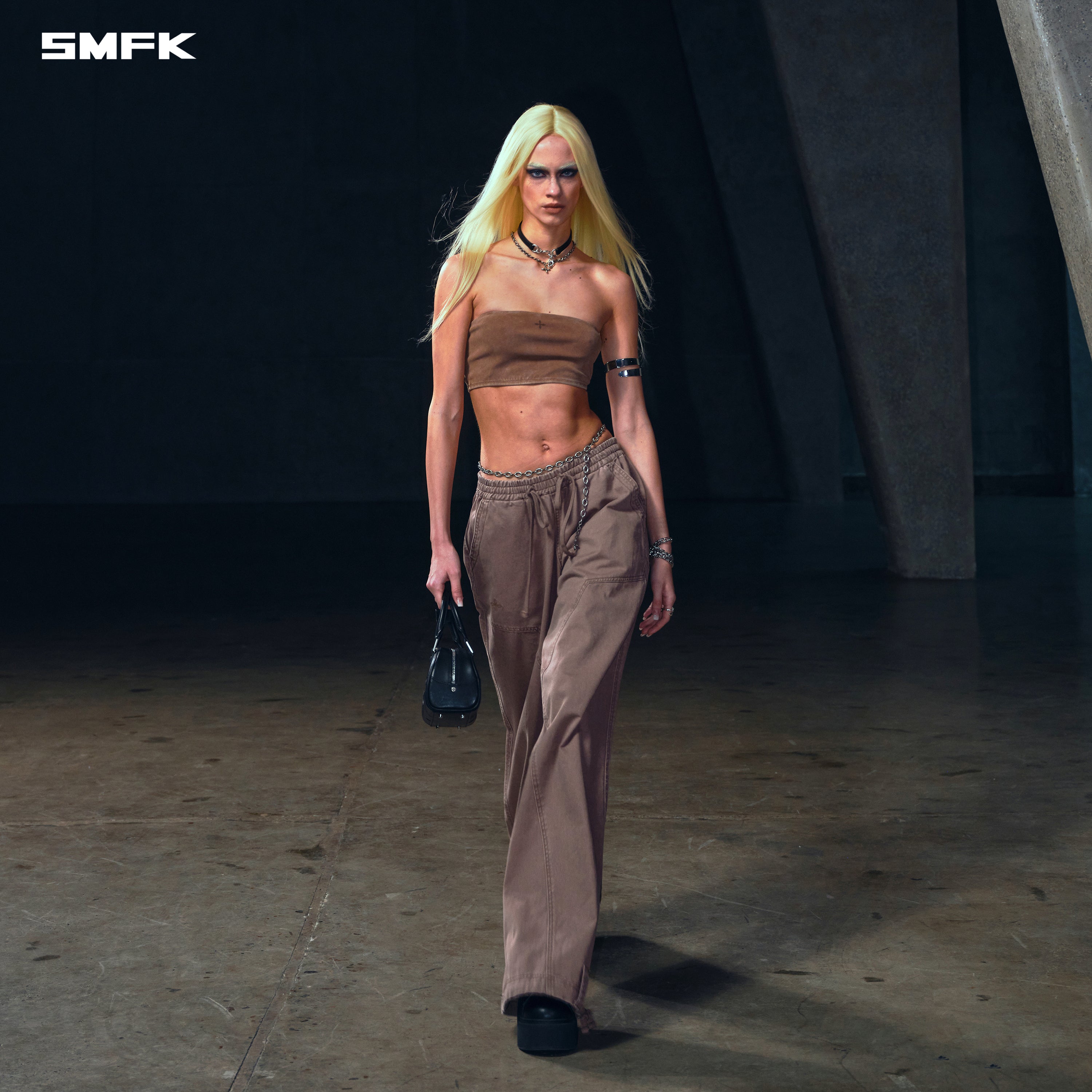 COMPASS MIRAGE TOWER SPORTS PANTS/COTTON SHADOW BROWN