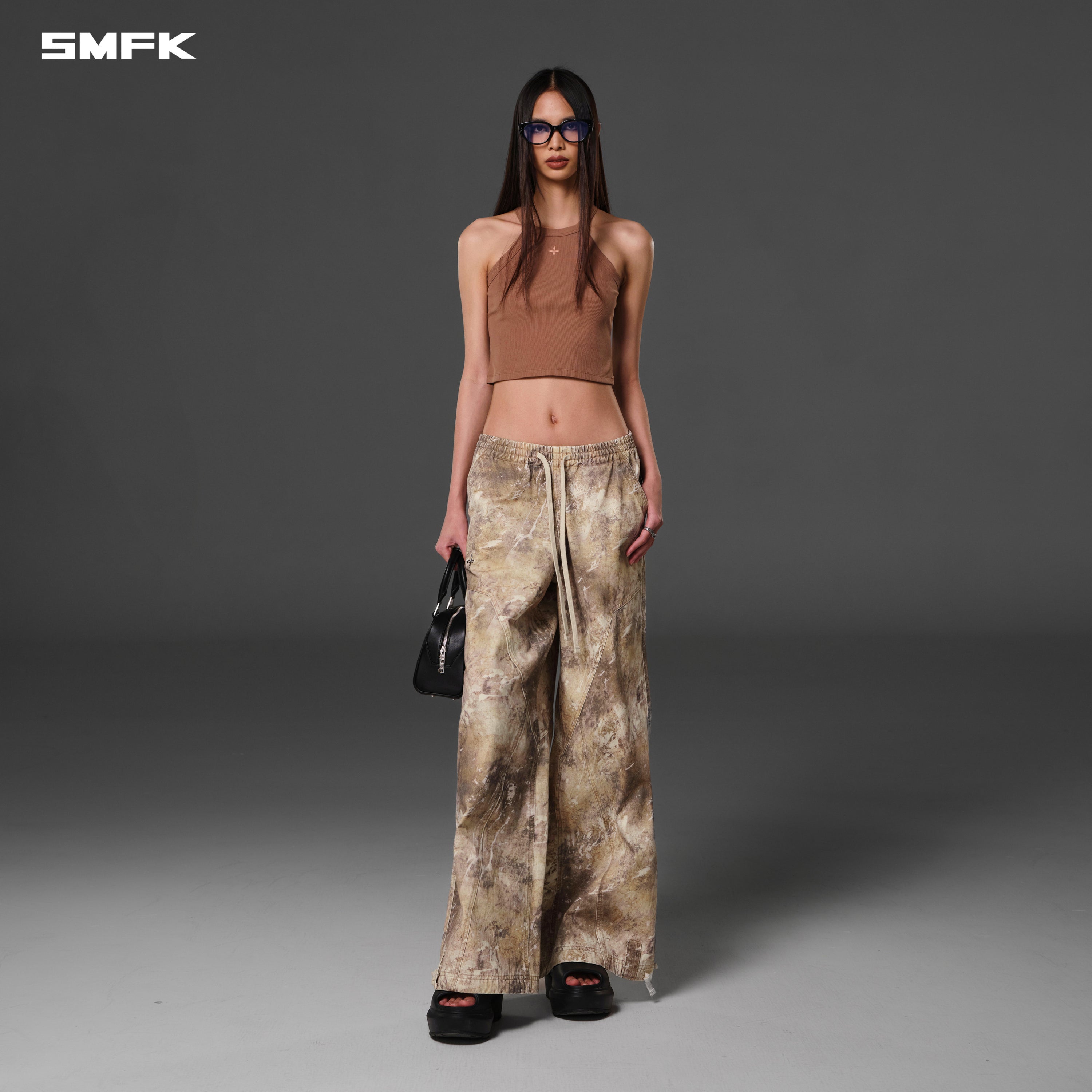 COMPASS MIRAGE CAMO TOWER SPORTS PANTS/COTTON WHITE STORM  CAMOUFLAGE