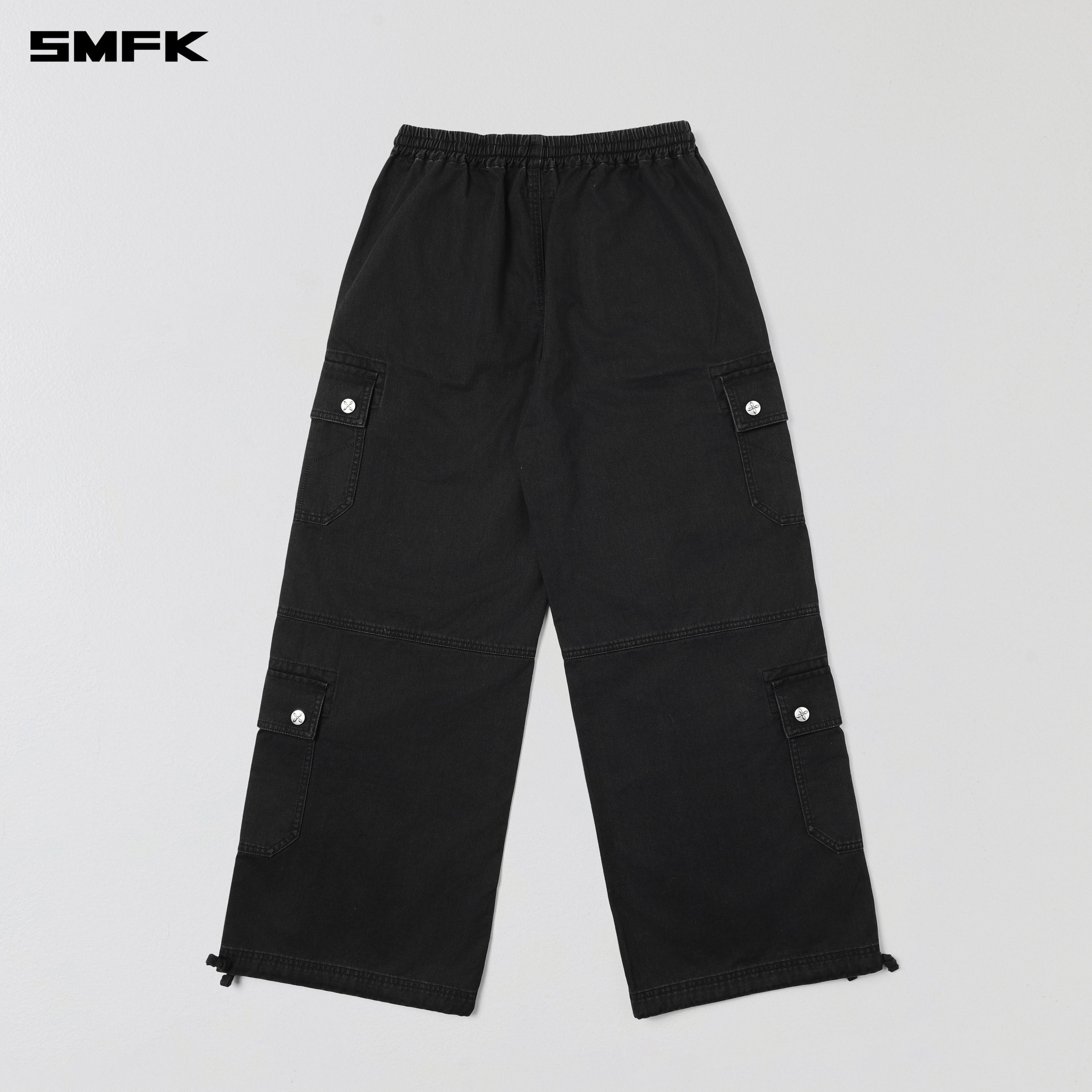COMPASS MODE RISE-UP STR SPORTS PANTS/COTTON WILD BLACK