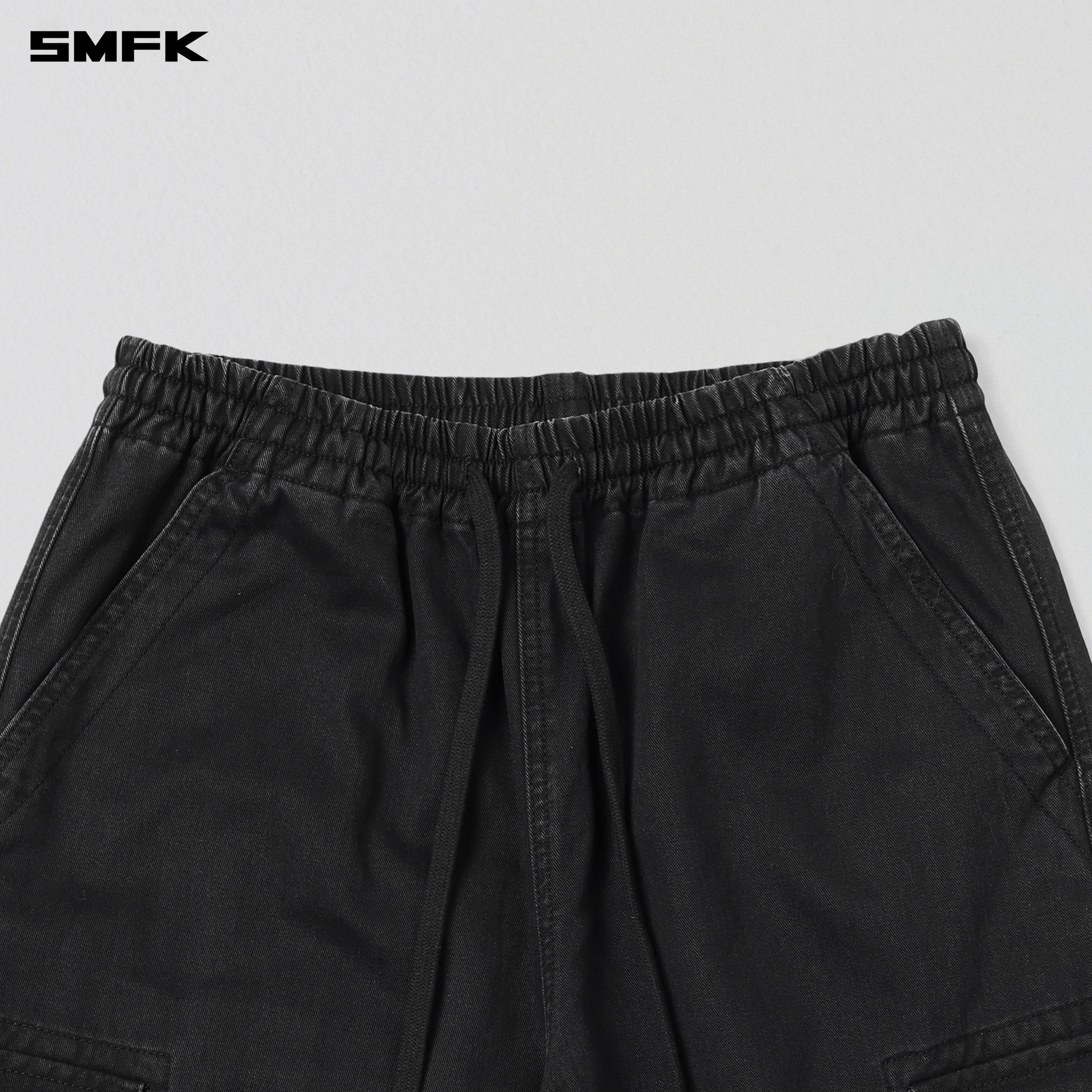 COMPASS MODE RISE-UP STR SPORTS PANTS/COTTON WILD BLACK