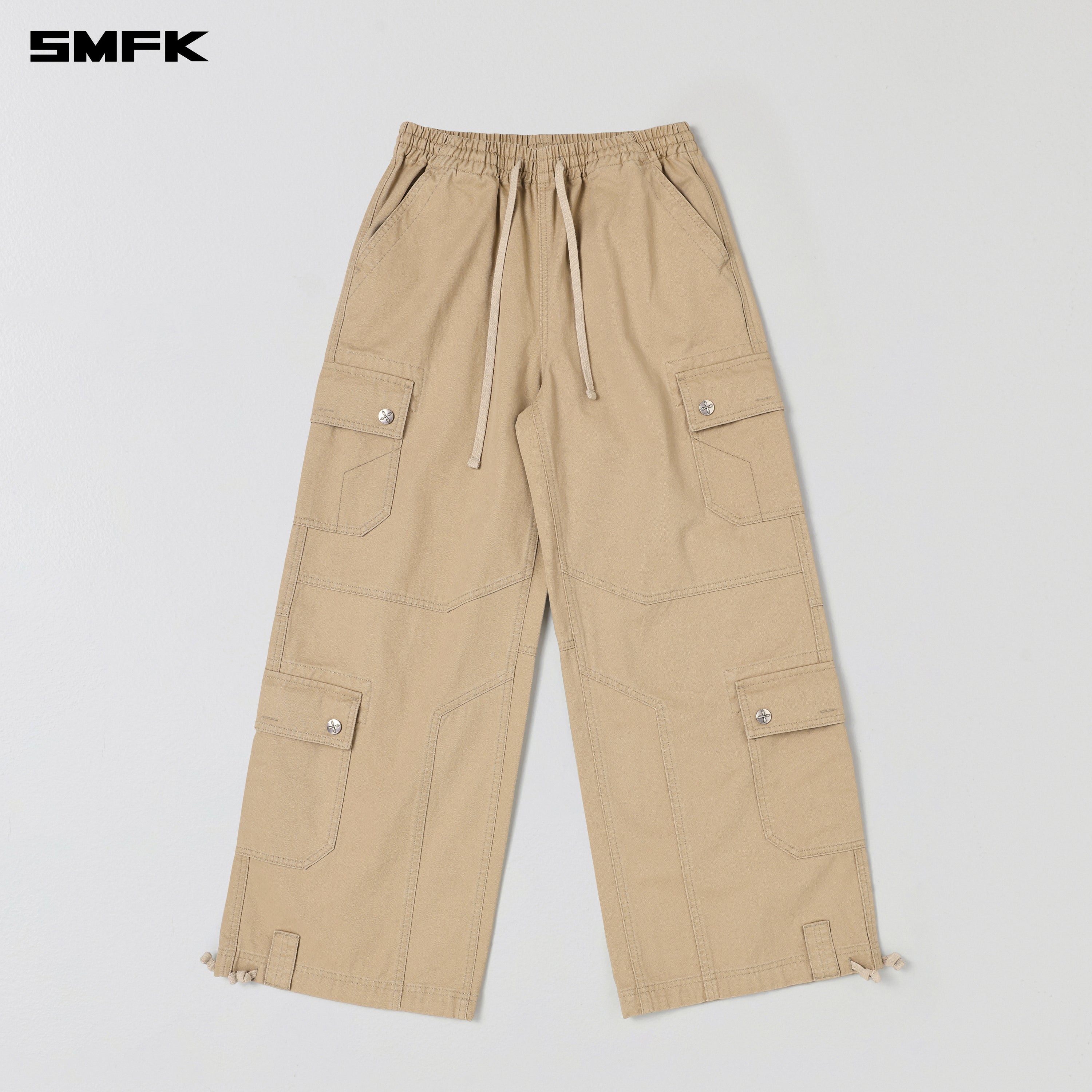 COMPASS MODE RISE-UP STR SPORTS PANTS/COTTON SAND