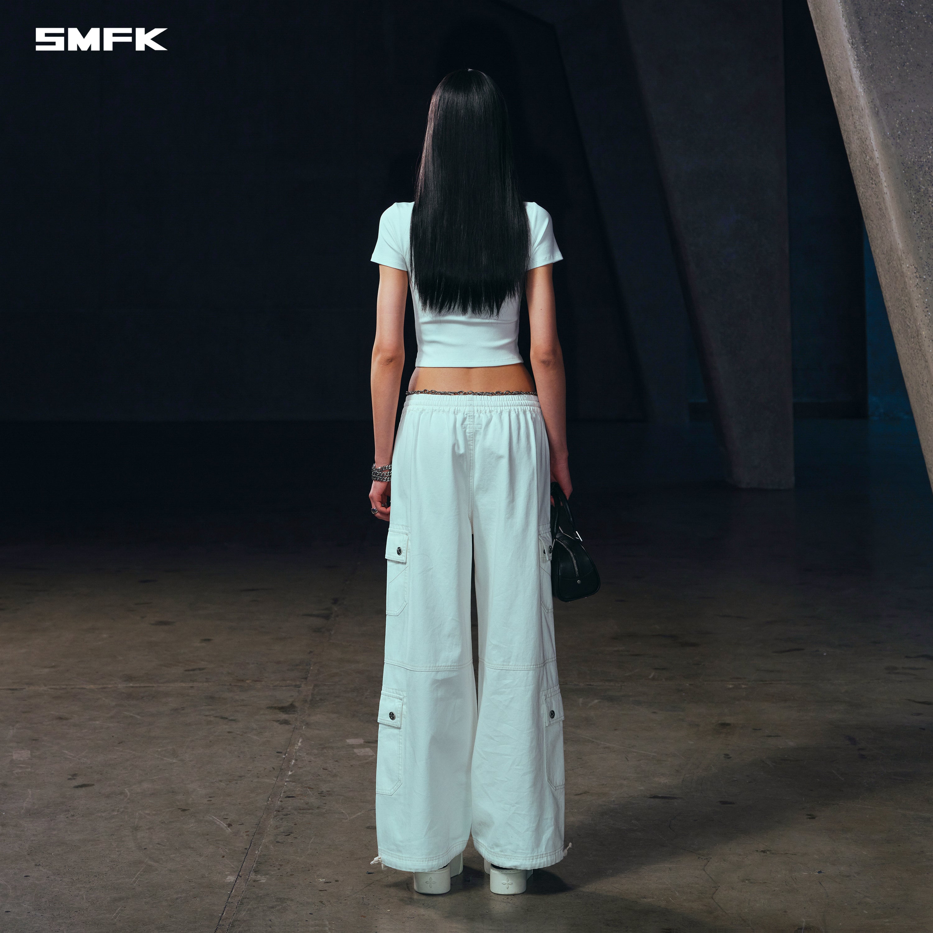 COMPASS MODE RISE-UP STR SPORTS PANTS/COTTON CLOUD WHITE