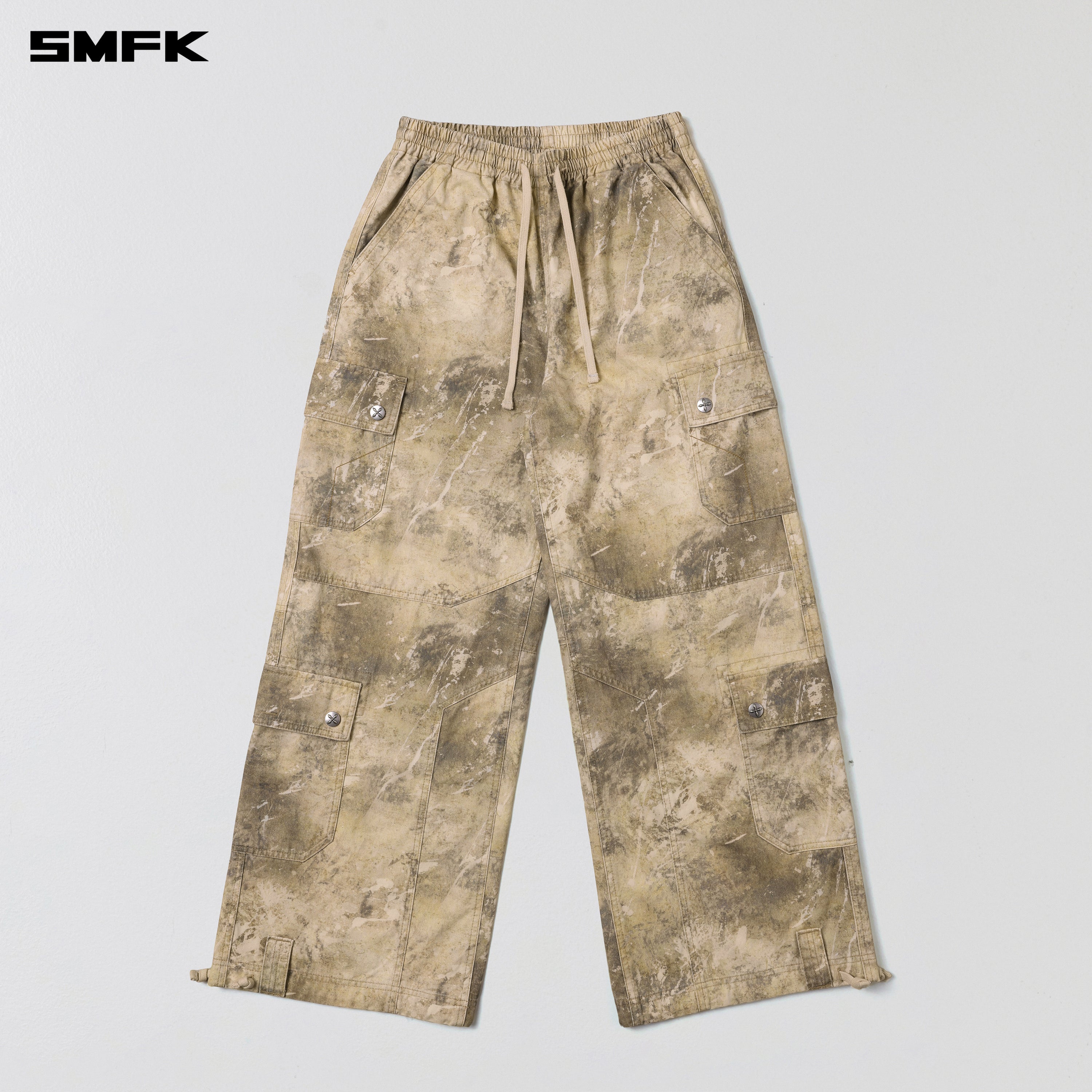 COMPASS MODE RISE-UP STR SPORTS PANTS/COTTON WHITE STORM CAMOUFLAGE