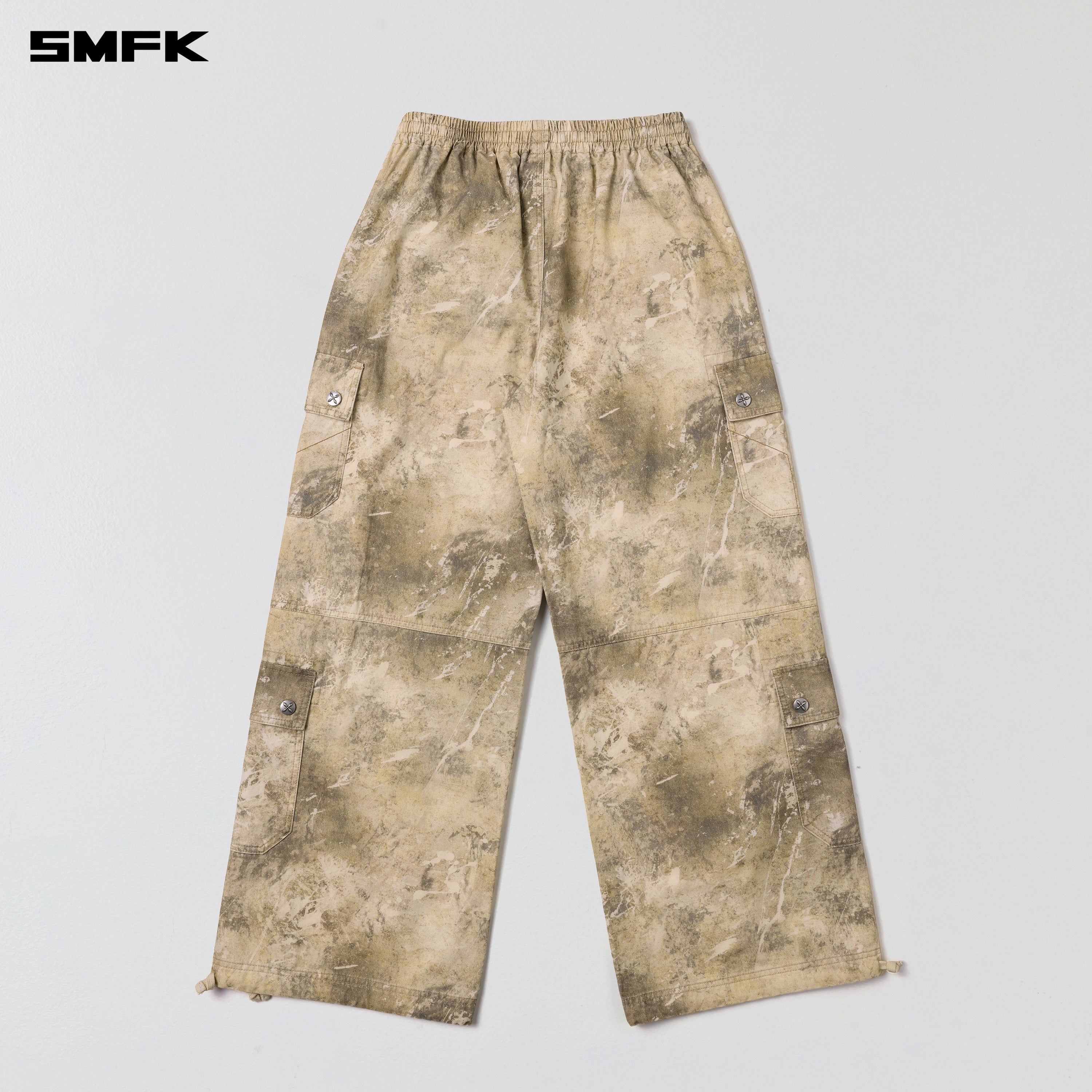 COMPASS MODE RISE-UP STR SPORTS PANTS/COTTON WHITE STORM CAMOUFLAGE