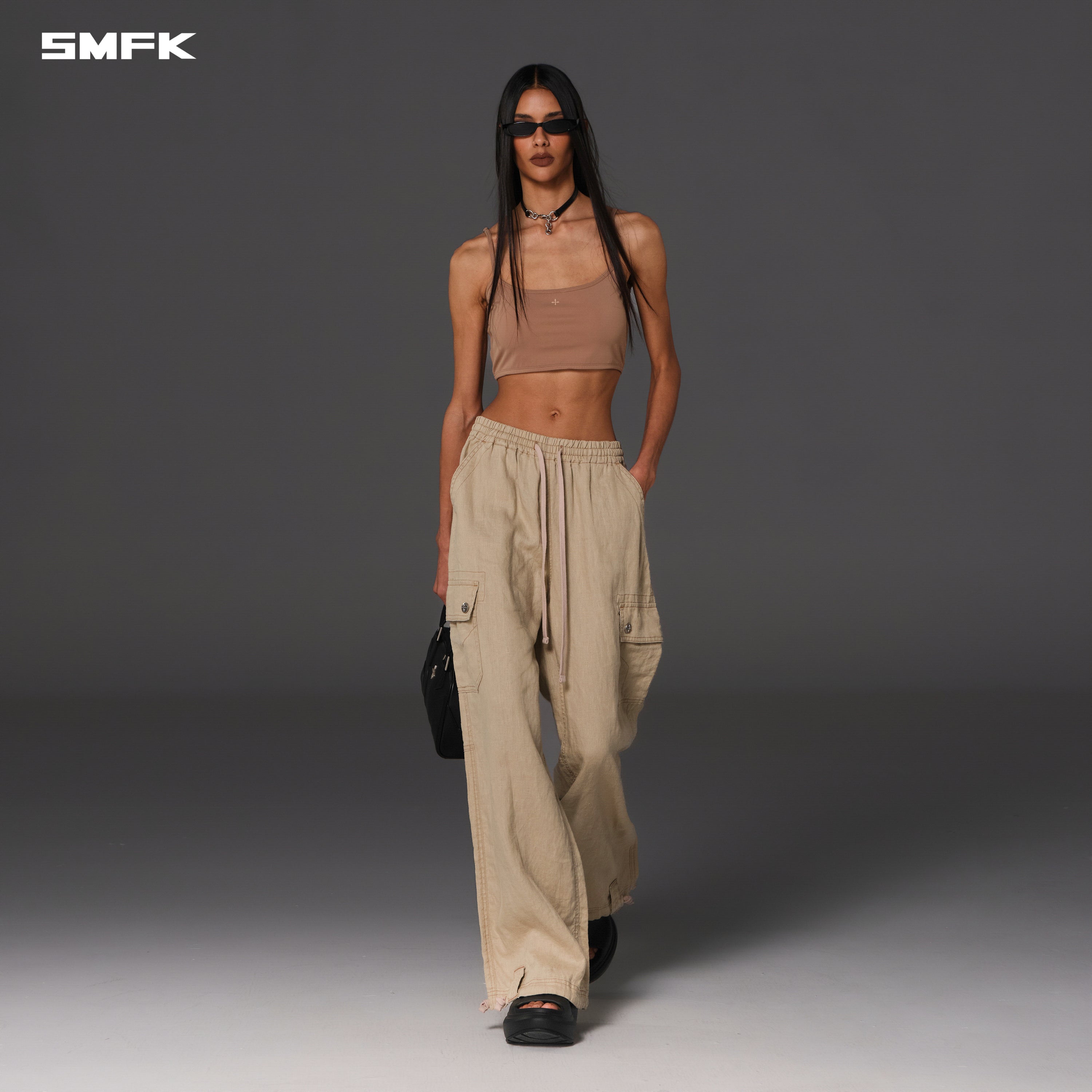 COMPASS ROVE STR SPORTS PANTS/LINEN SAND