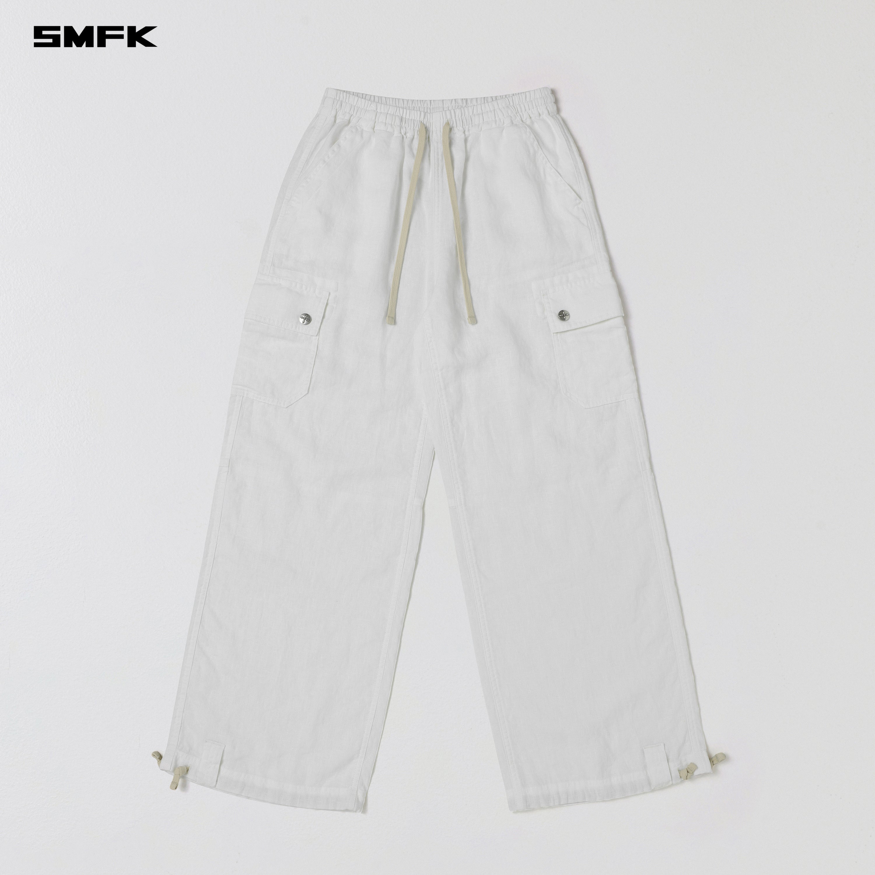 COMPASS ROVE STR SPORTS PANTS/LINEN CLOUD WHITE