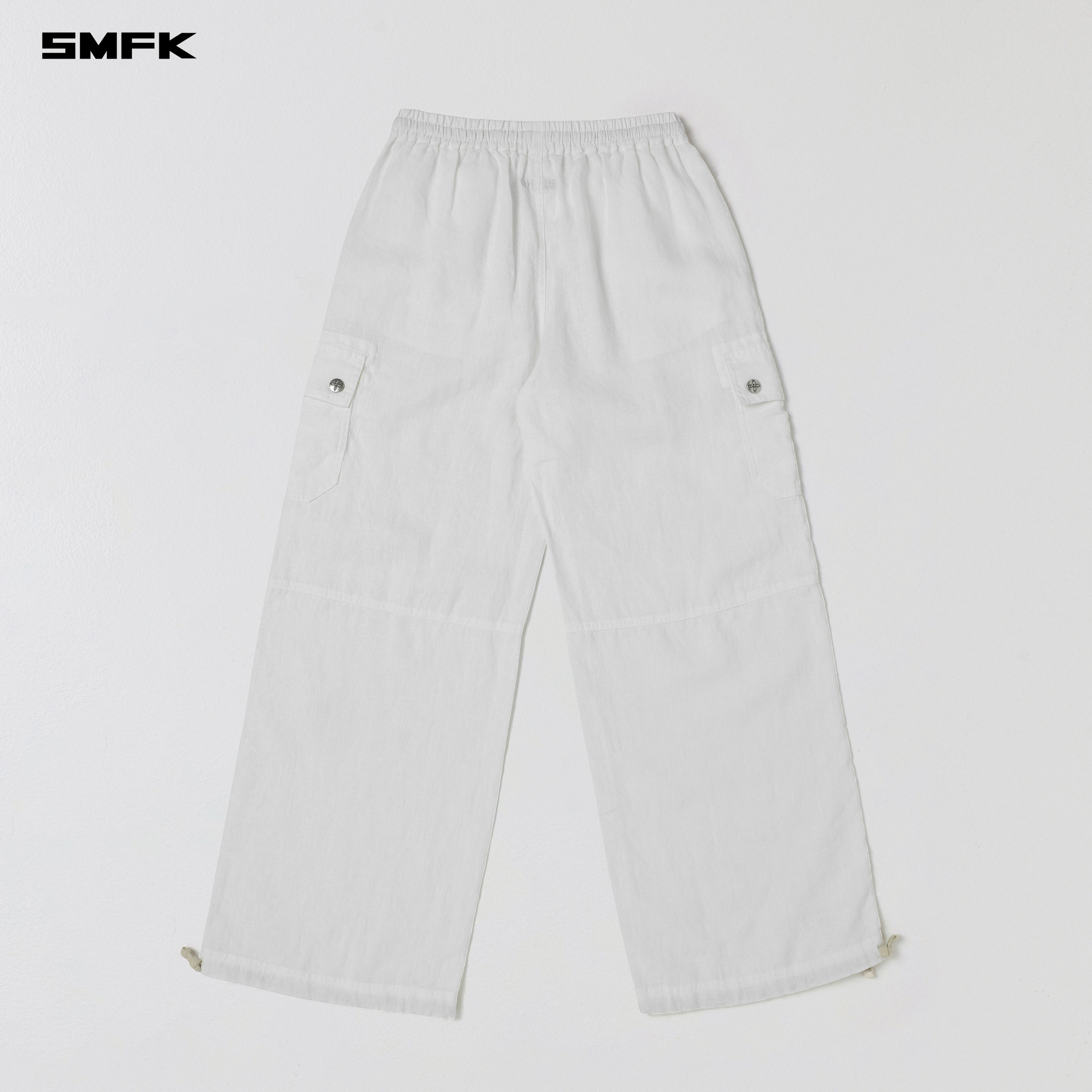 COMPASS ROVE STR SPORTS PANTS/LINEN CLOUD WHITE