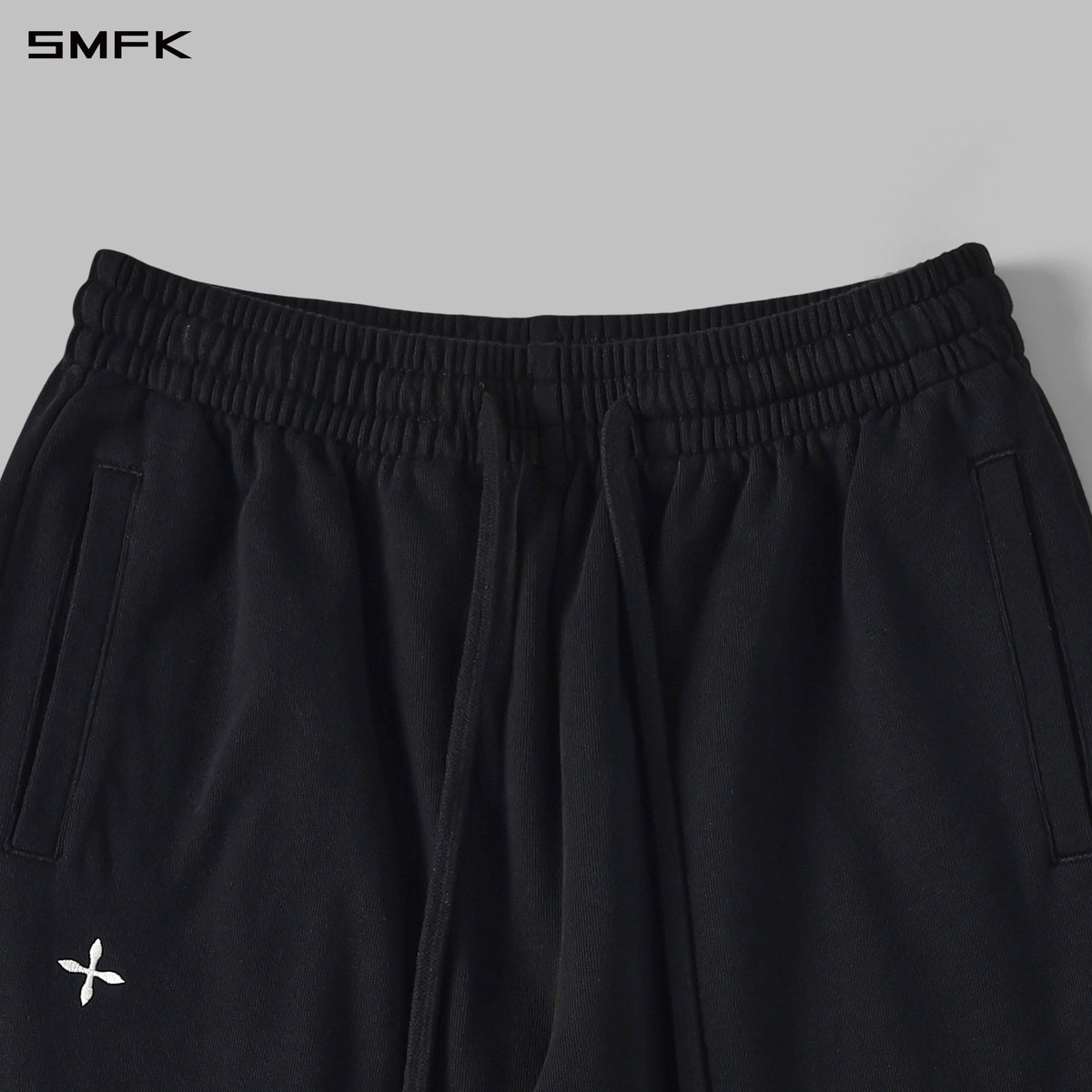 PERMANENT SLIM STRT SPORTS PANTS/COTTON/W WILD BLACK