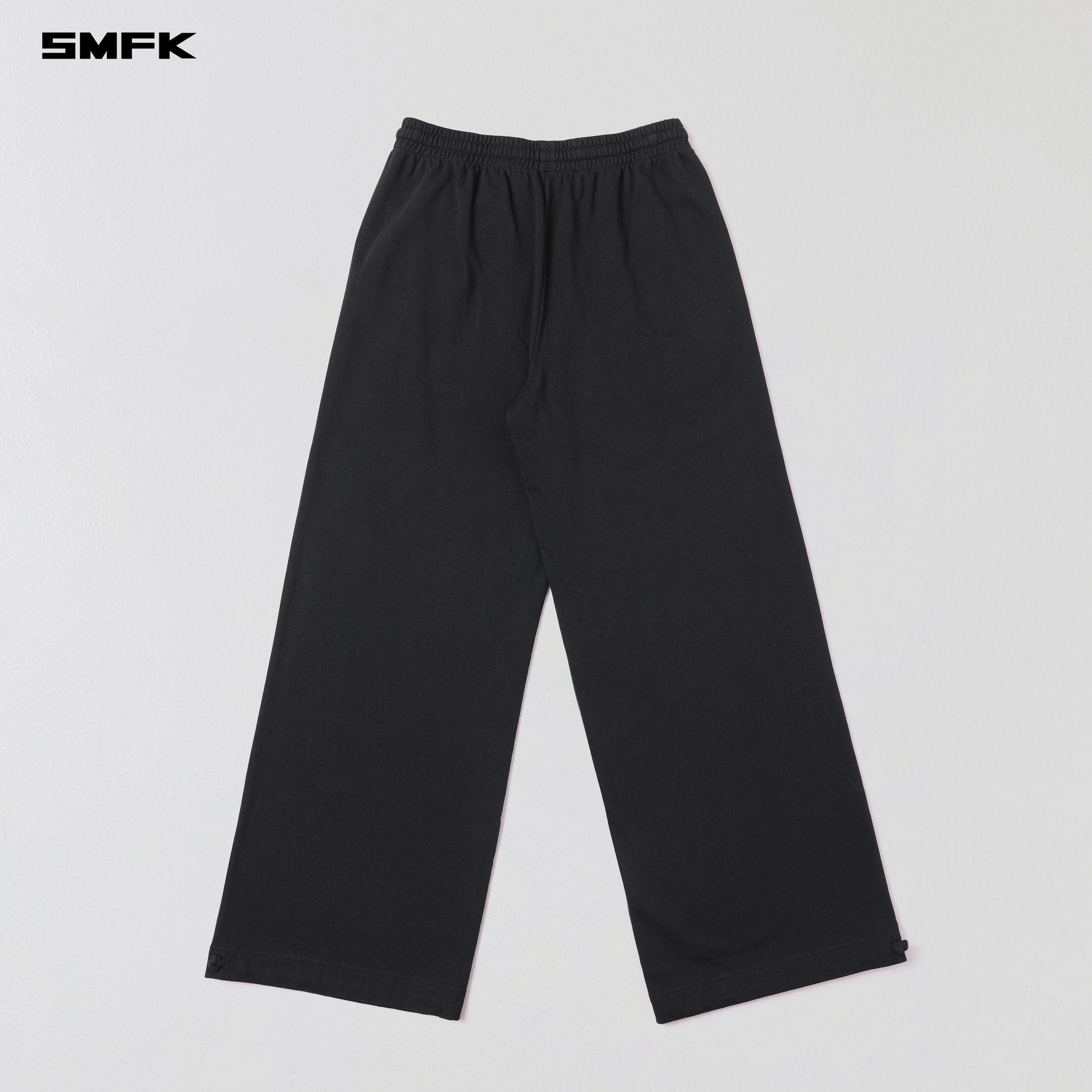 PERMANENT TOWER PANTS/COTTON WOOL WILD BLACK
