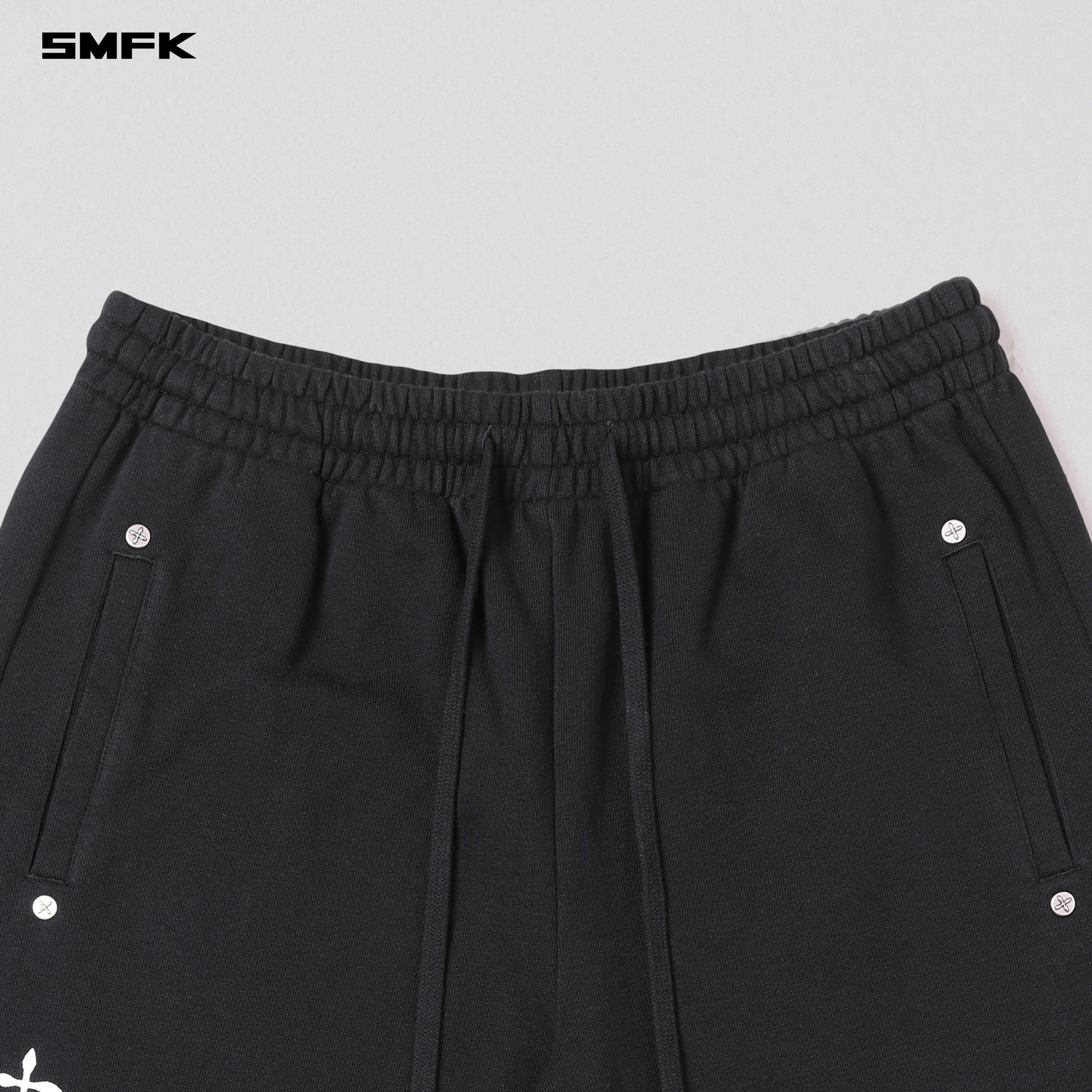 PERMANENT TOWER PANTS/COTTON WOOL WILD BLACK