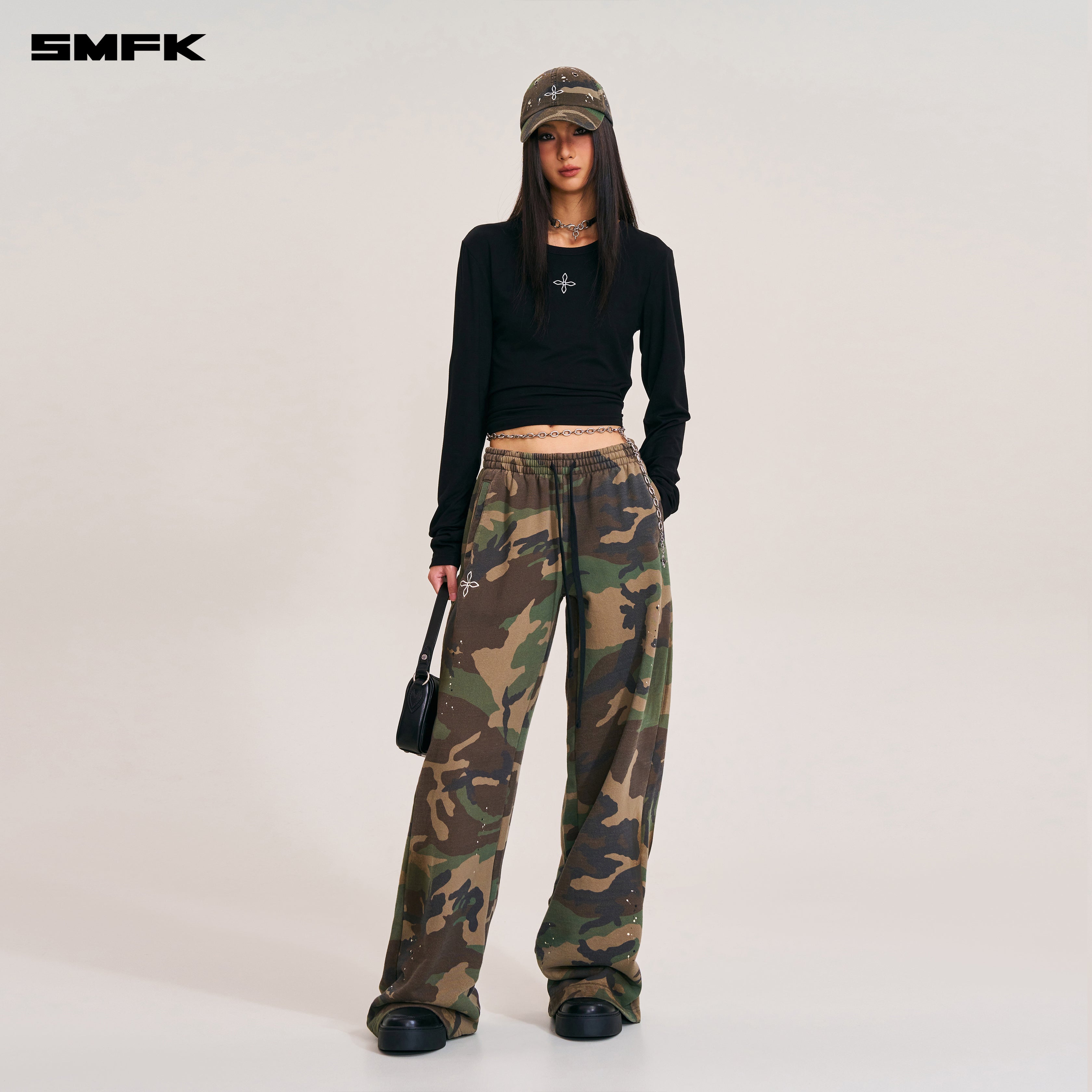 COMPASS MODE CAMO TOWER SPORTS PANTS ARMY GREEN CAMOUFLAG – SMFK