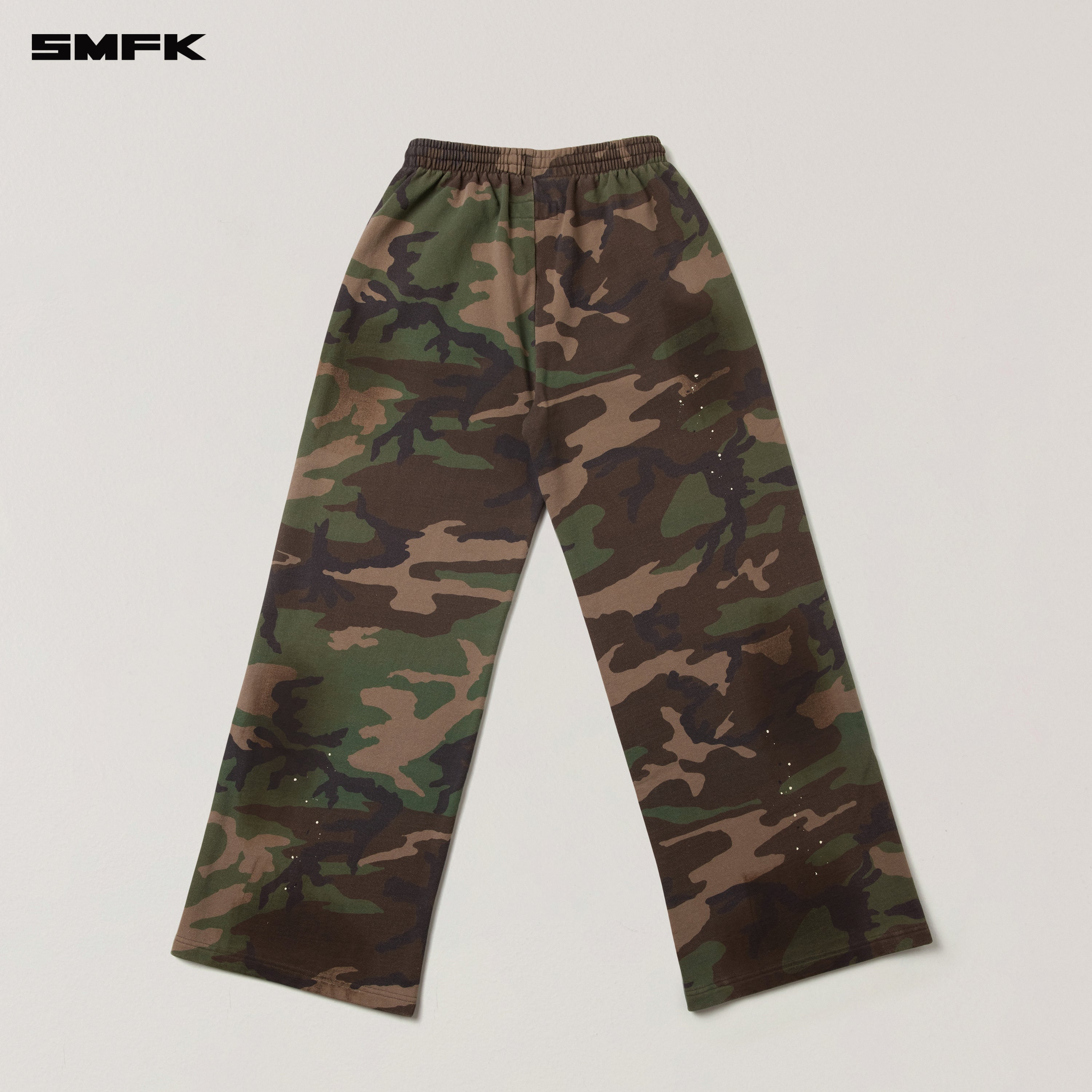 십자가 조각상 위장 타워 스웨트 팬츠 육지 위장