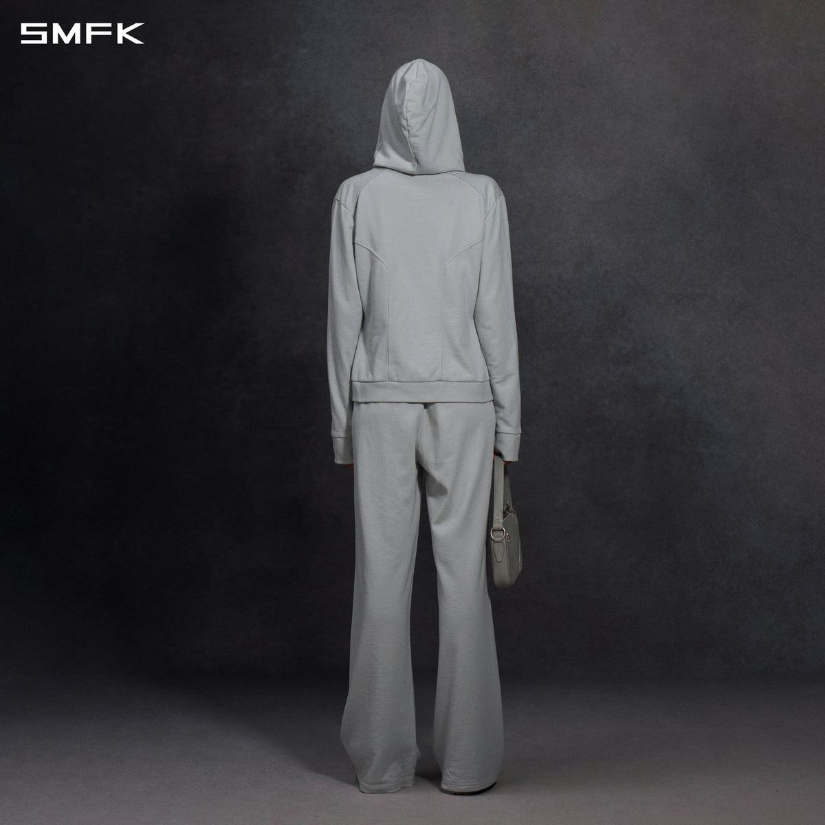PERMANENT LOOSE STRT PANTS/COTTON/W GLACIER GREY