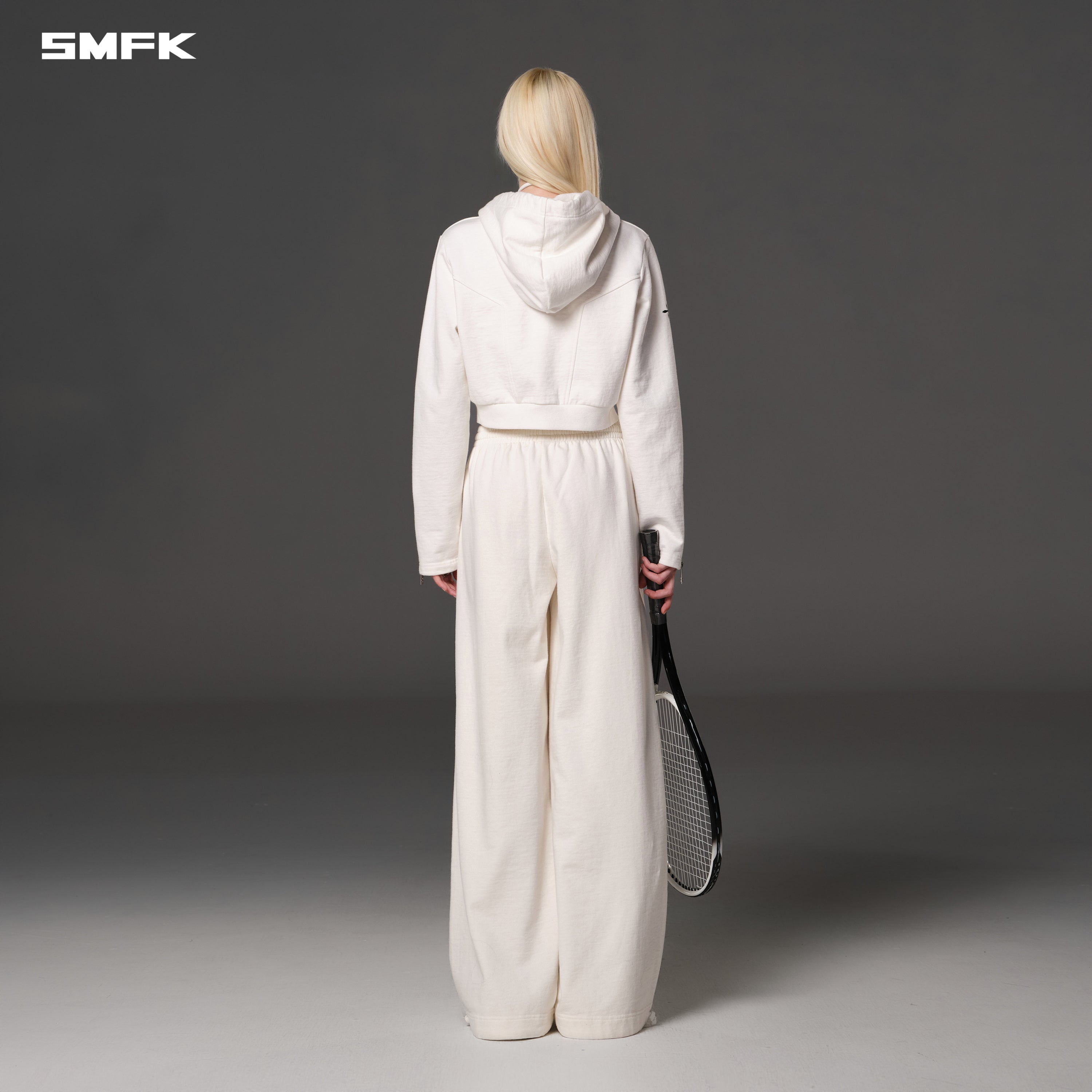 PERMANENT TOWER PANTS/COTTON WOOL CLOUD WHITE