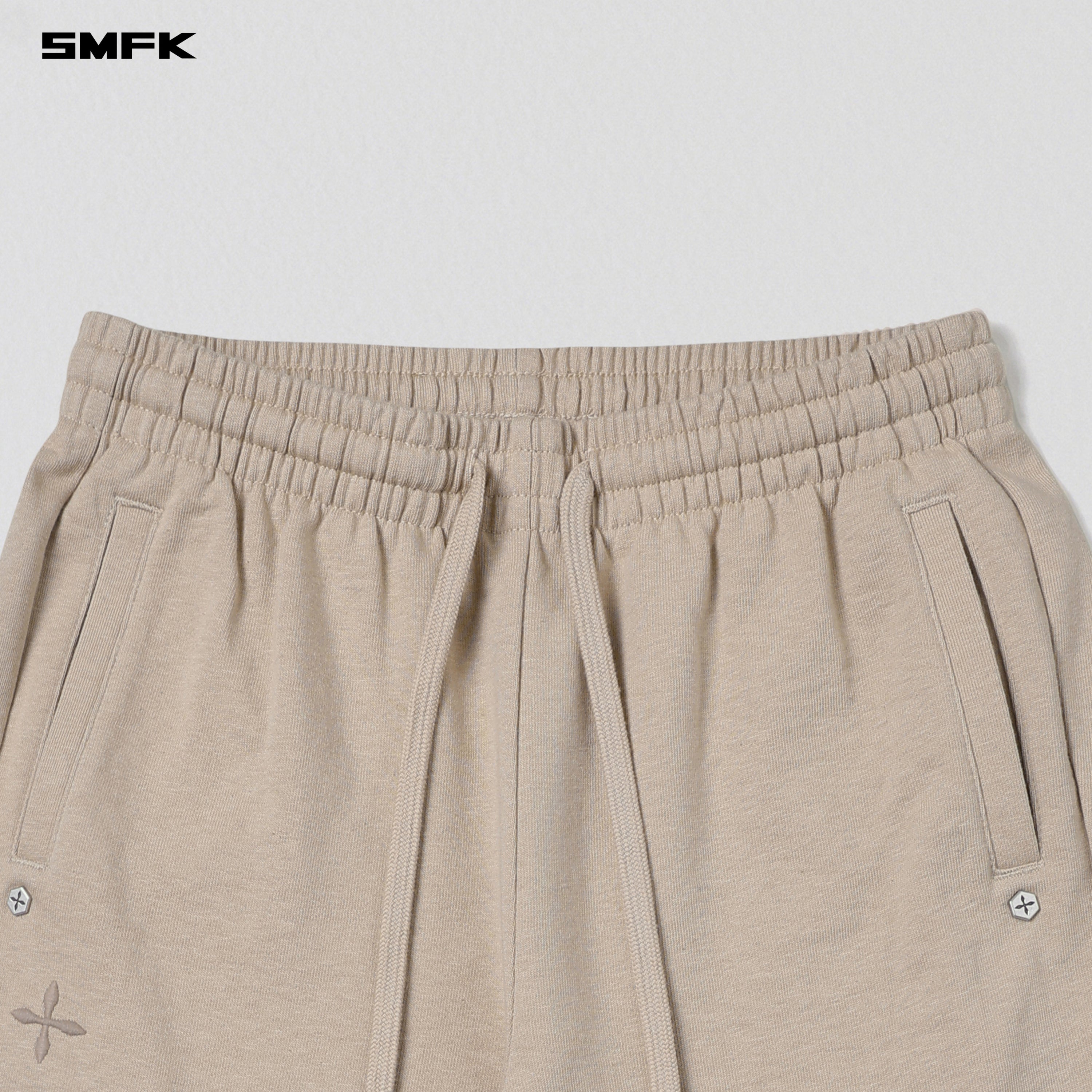 PERMANENT SLIM FLARED PANTS/COTTON WOOL FRESH SKIN