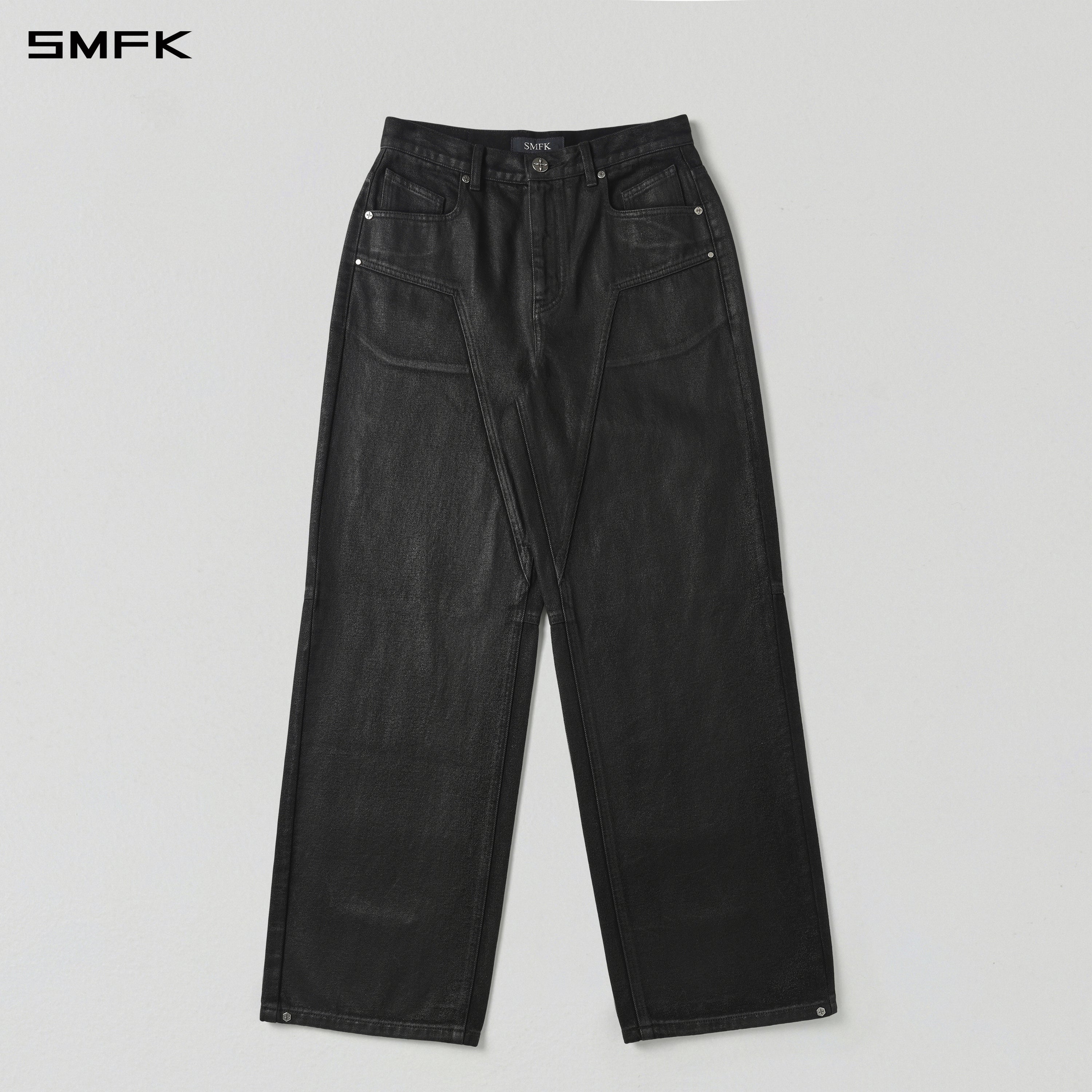MIRAGE MODE STRT DENIM PANTS/COTTON/W INK BLACK