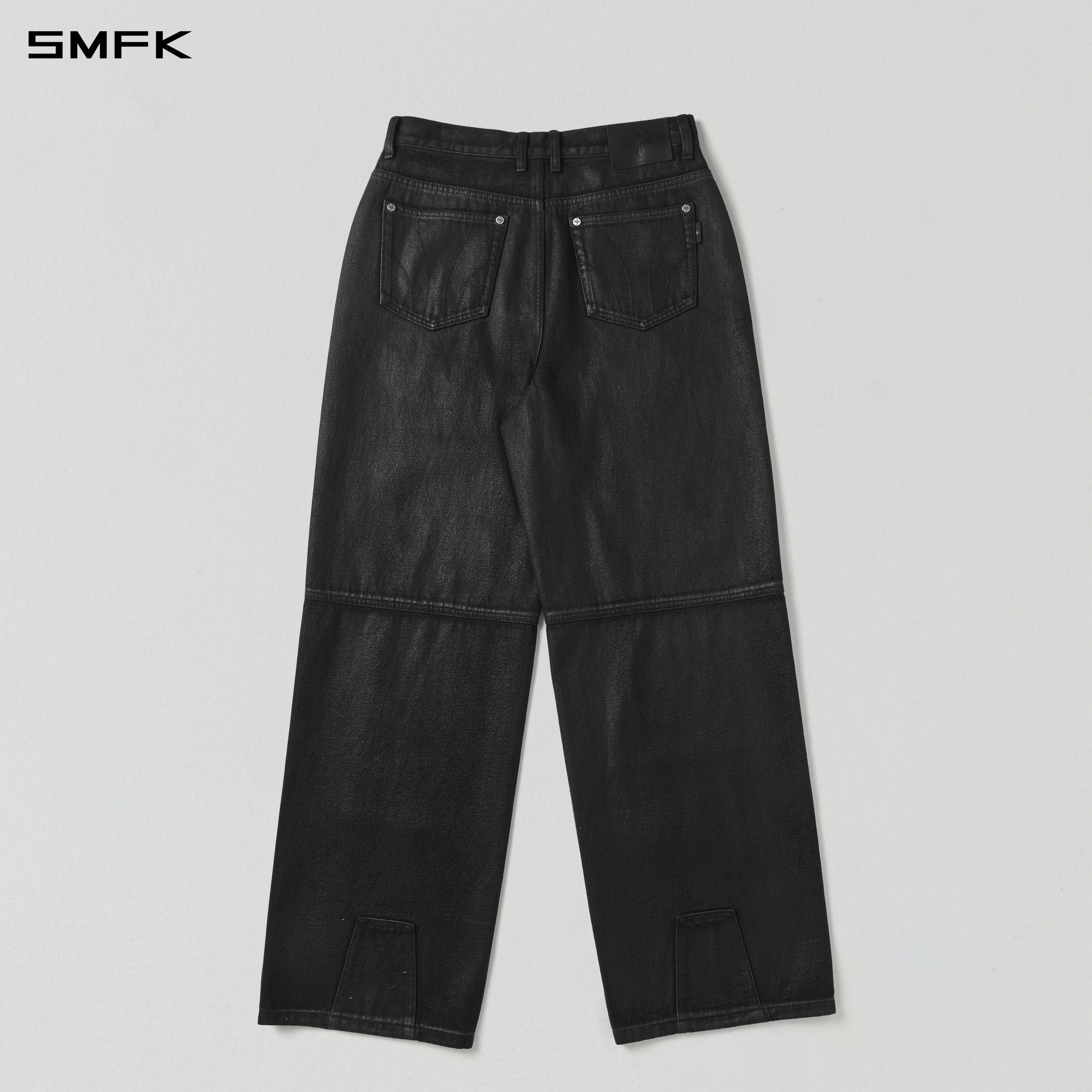 MIRAGE MODE STRT DENIM PANTS/COTTON/W INK BLACK