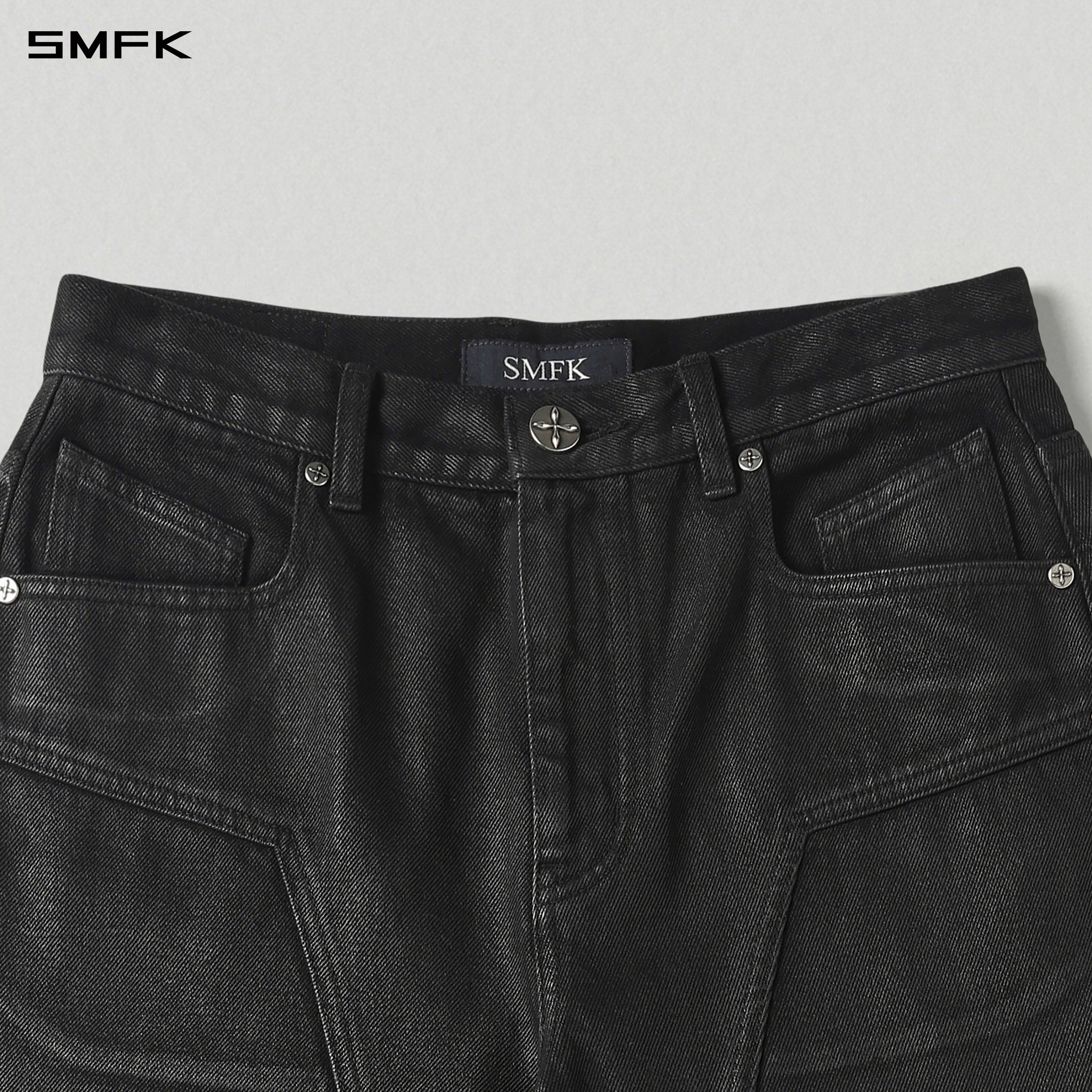 MIRAGE MODE STRT DENIM PANTS/COTTON/W INK BLACK