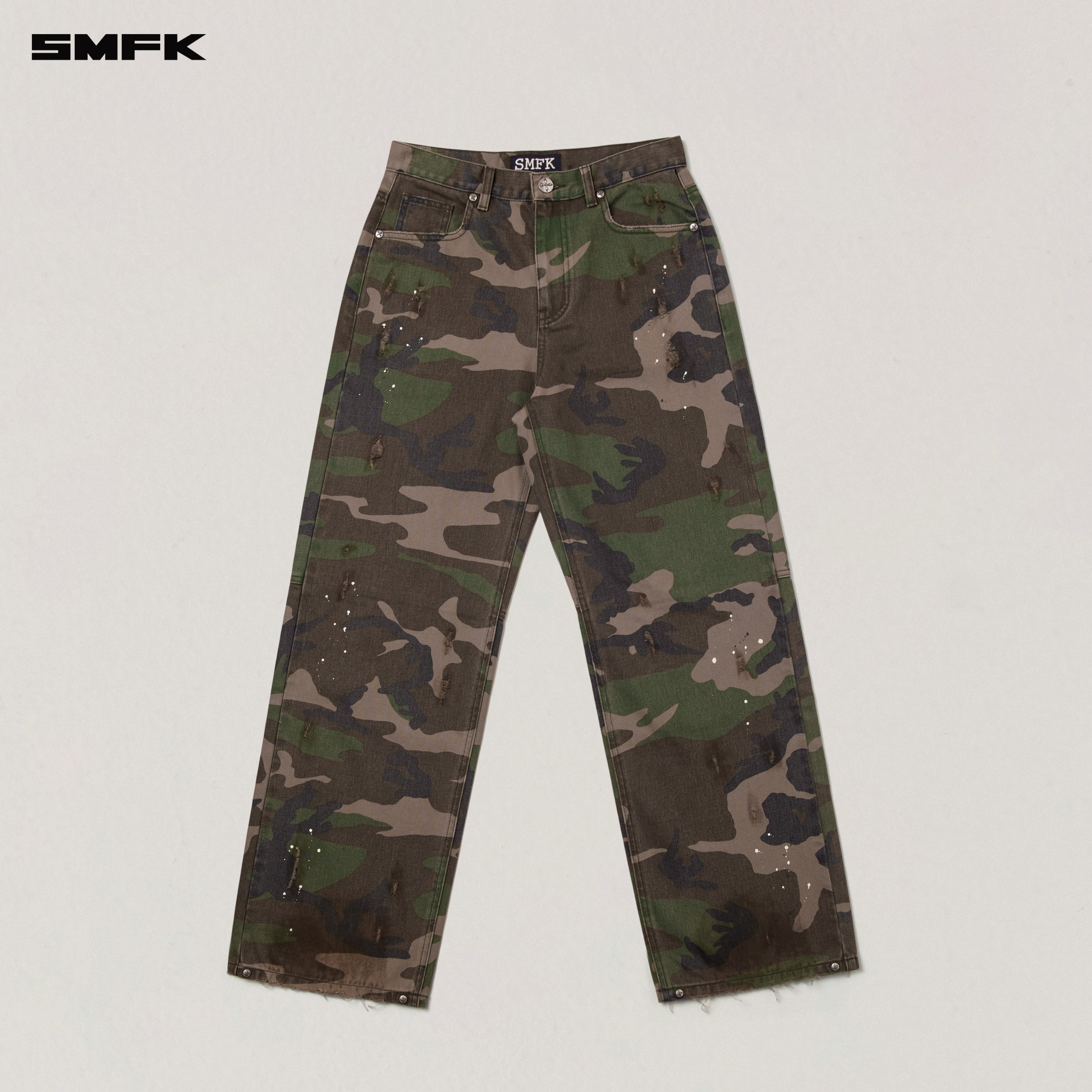 SMFK COMPASS CAMOUFLAGE GARDEN PANTSズボン SMFK COMPASS CAMOUFLAGE GARDEN PANTSズボン