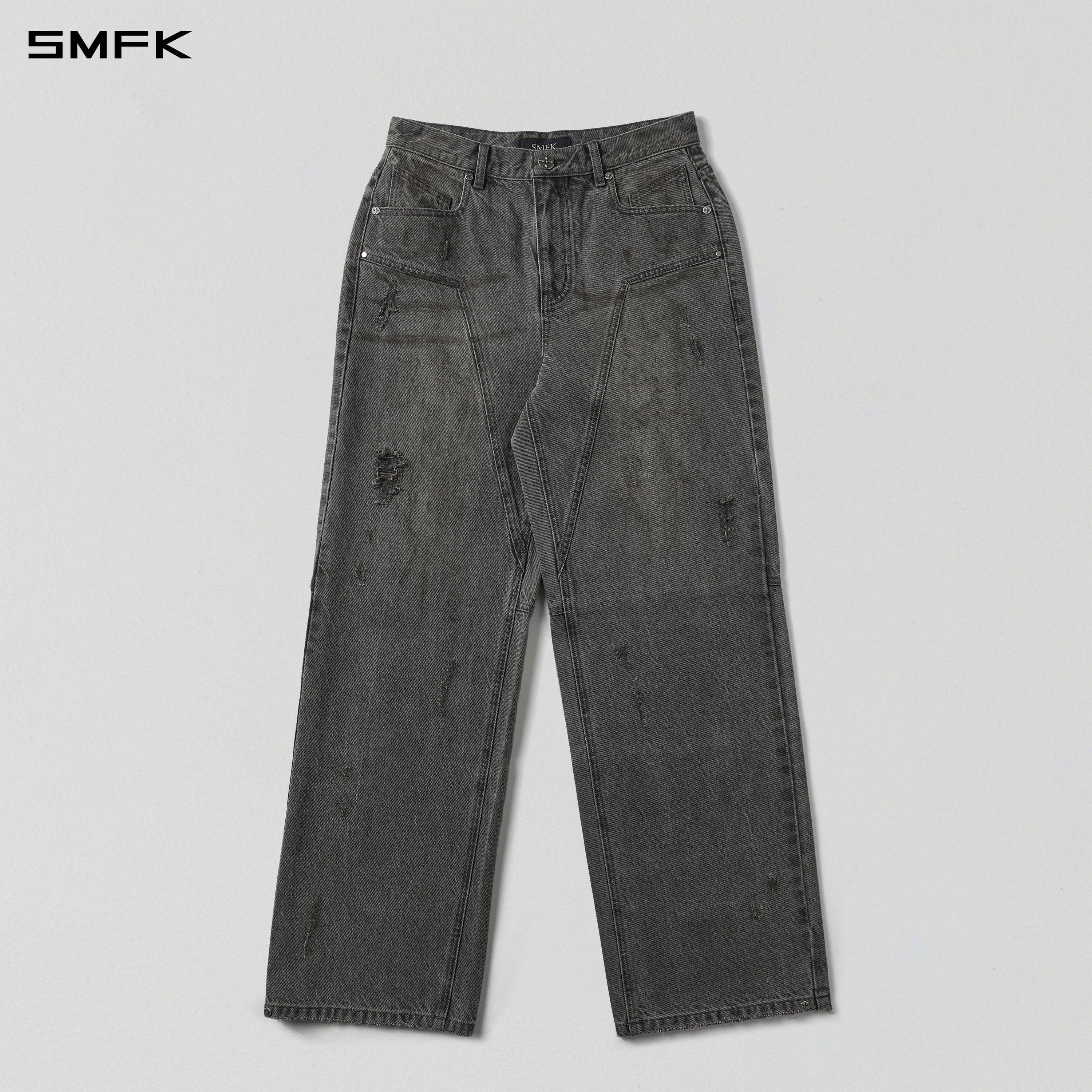 MIRAGE MODE STRT DENIM PANTS/COTTON/W STORM GREY