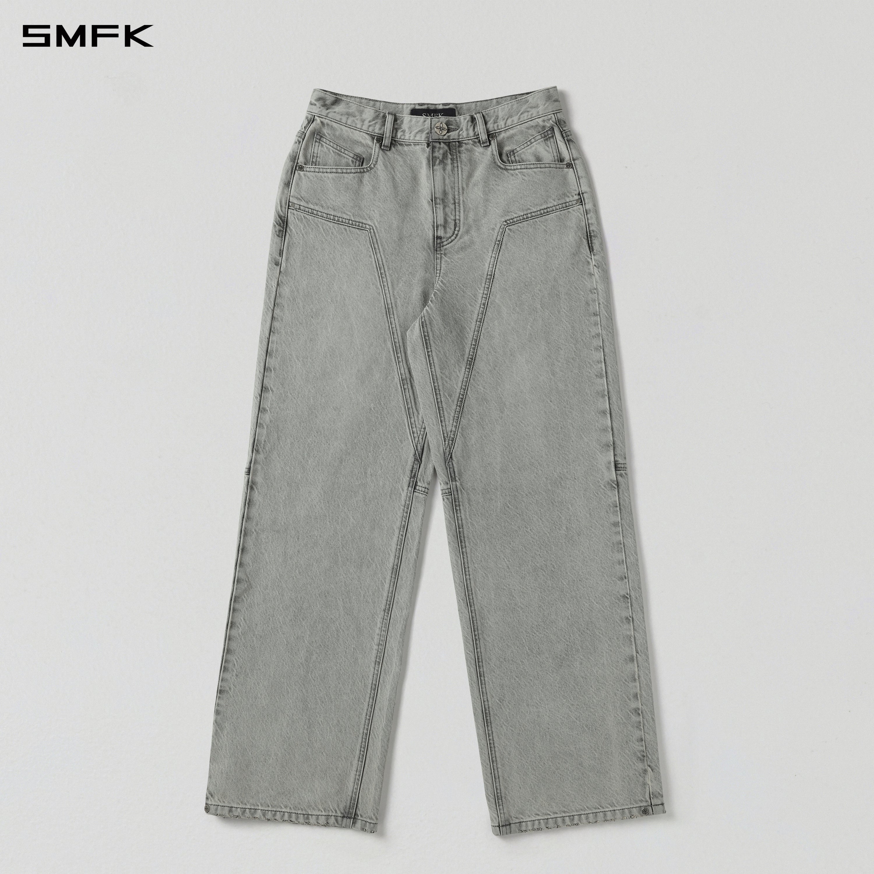MIRAGE MODE STRT DENIM PANTS/COTTON/W GLACIER GREY