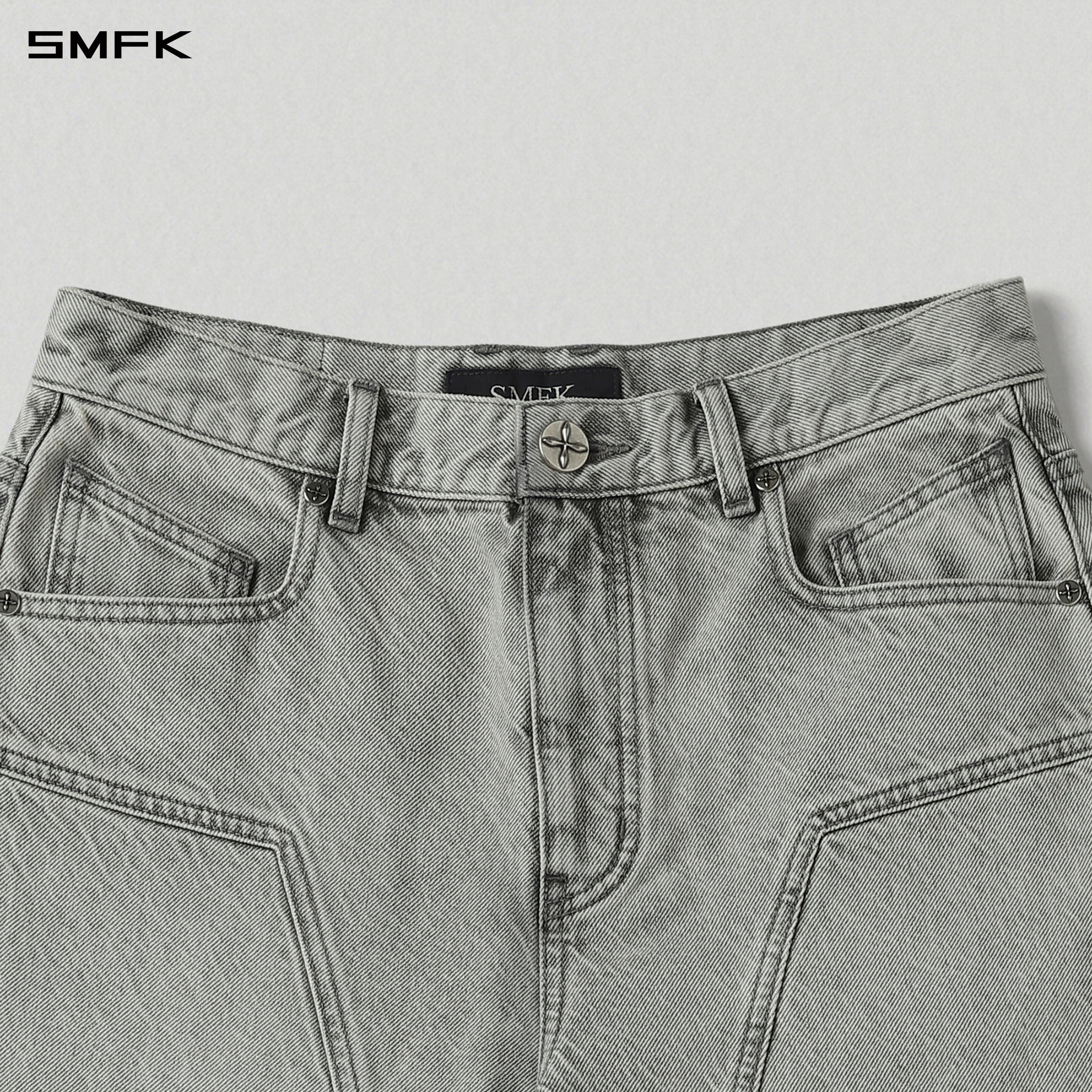 MIRAGE MODE STRT DENIM PANTS/COTTON/W GLACIER GREY