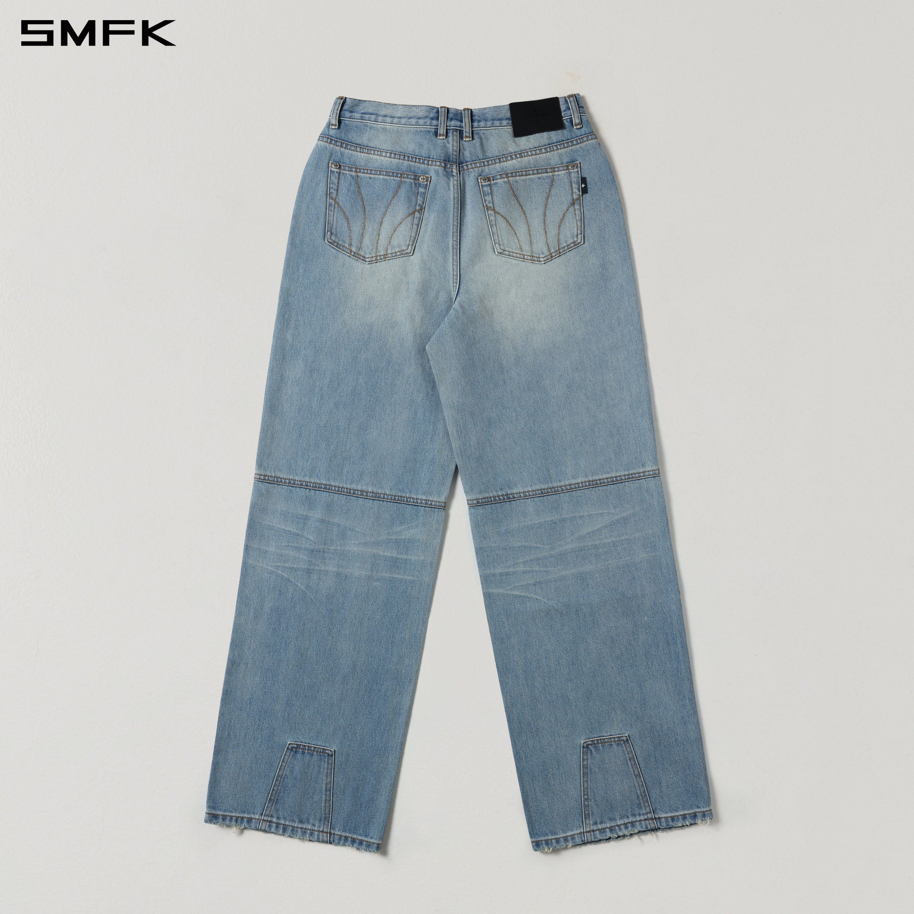 MIRAGE MODE STRT DENIM PANTS/COTTON/W SKY BLUE