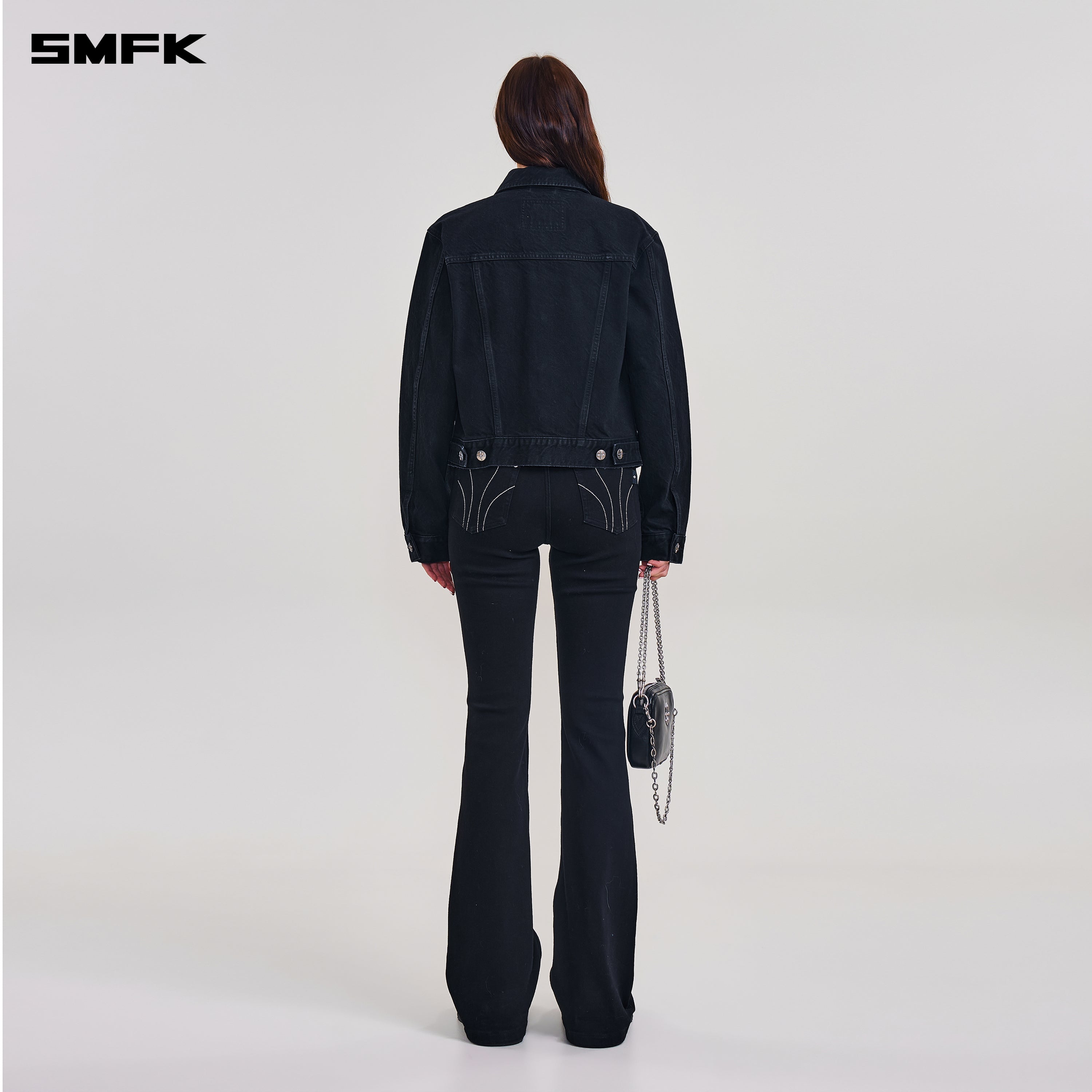 COMPASS STORM DENIM PANTS WILD BLACK