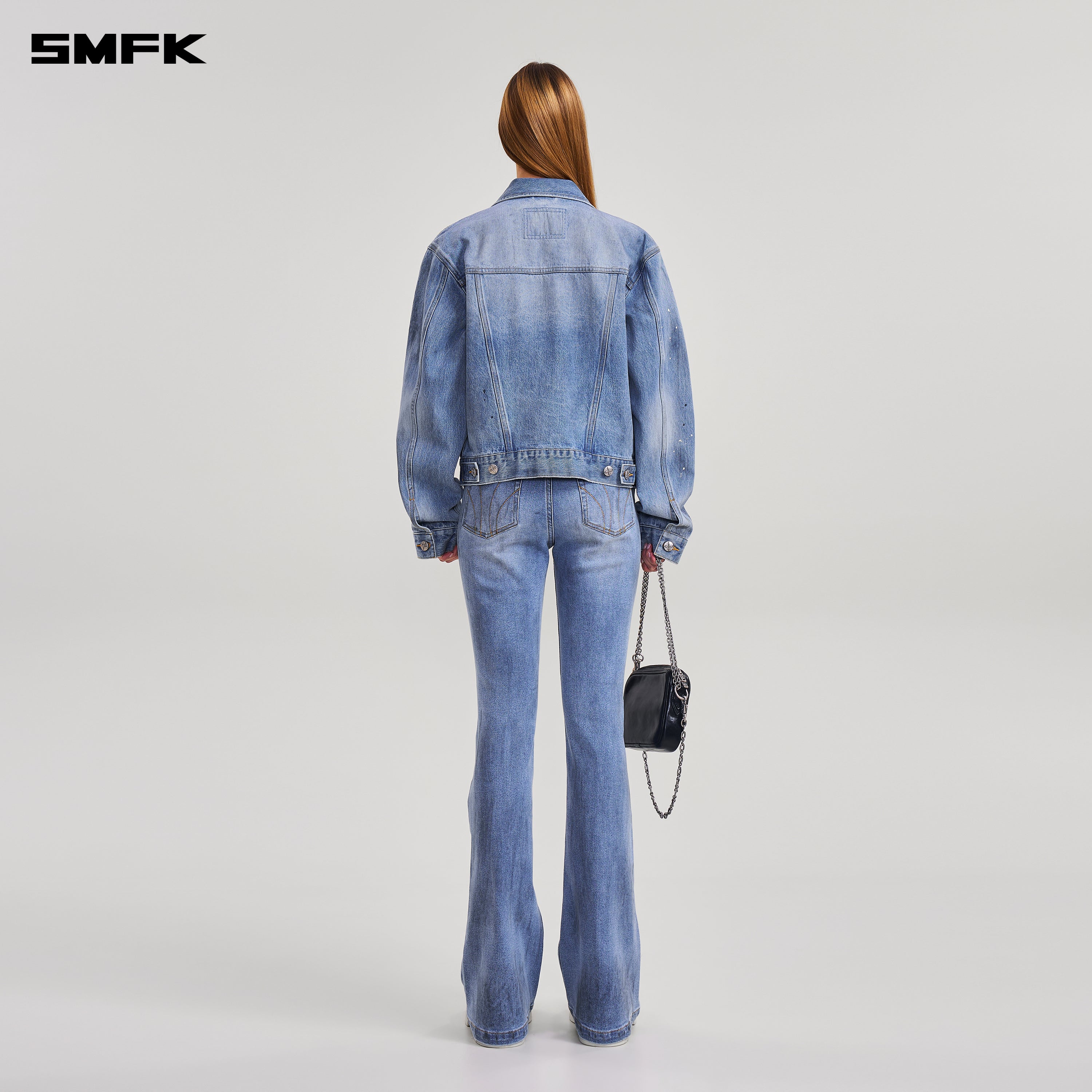 COMPASS MODE WASTELAND STORM DENIM PANTS SKY BLUE