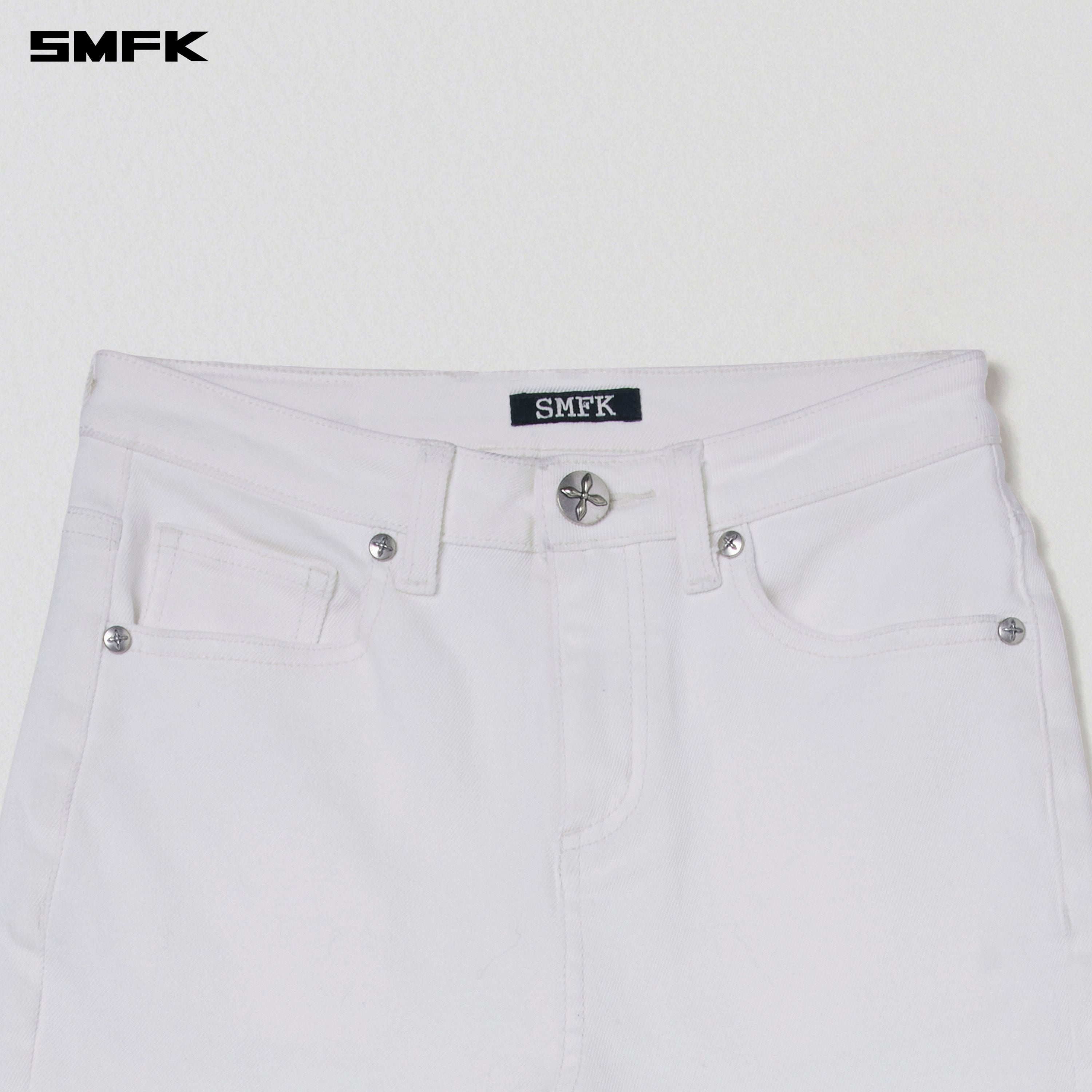 COMPASS STORM DENIM PANTS SNOW MOUNTAIN WHITE