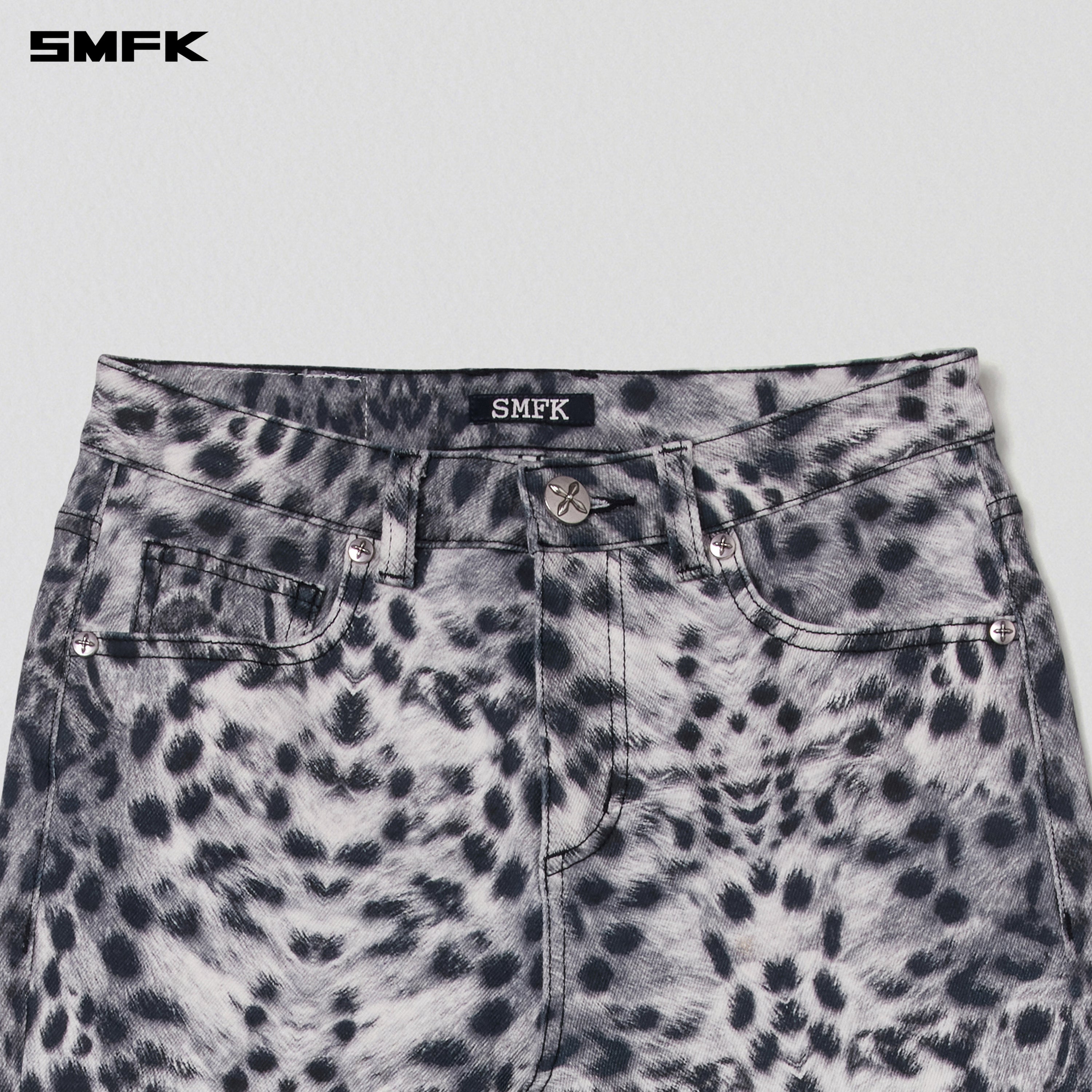 COMPASS STORM DENIM PANTS MIRAGE LEOPARD