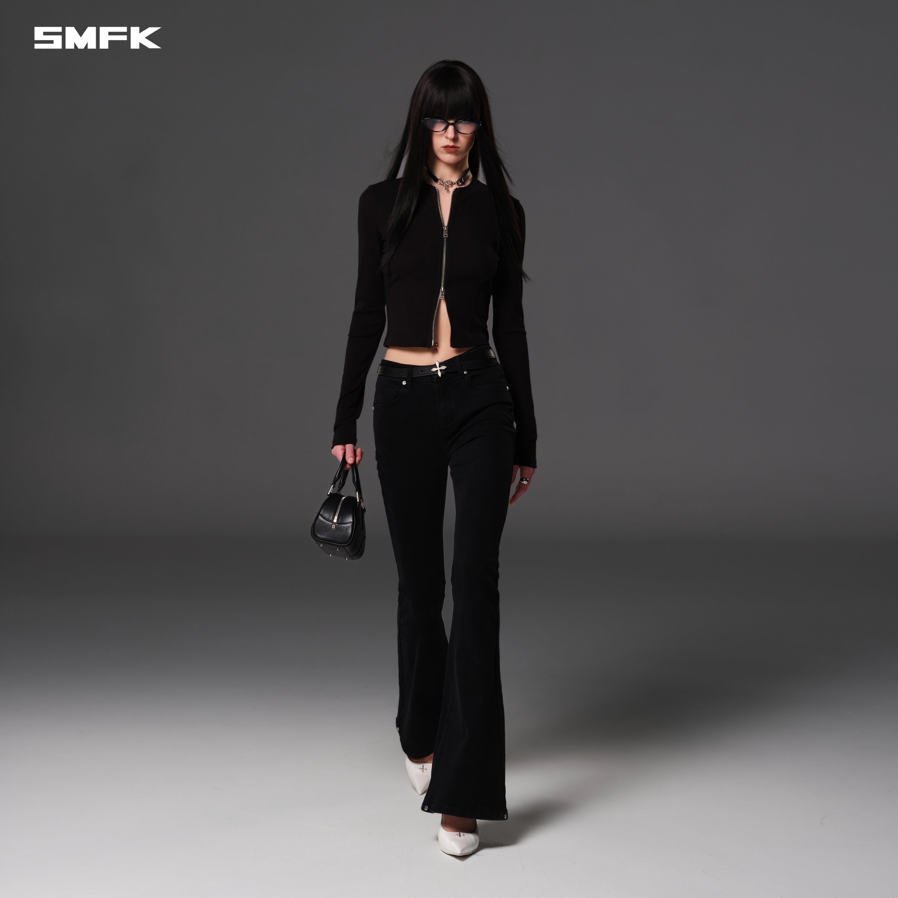 COMPASS HURRICANE MID DENIM PANTS/E-COTTON BLACK MIST