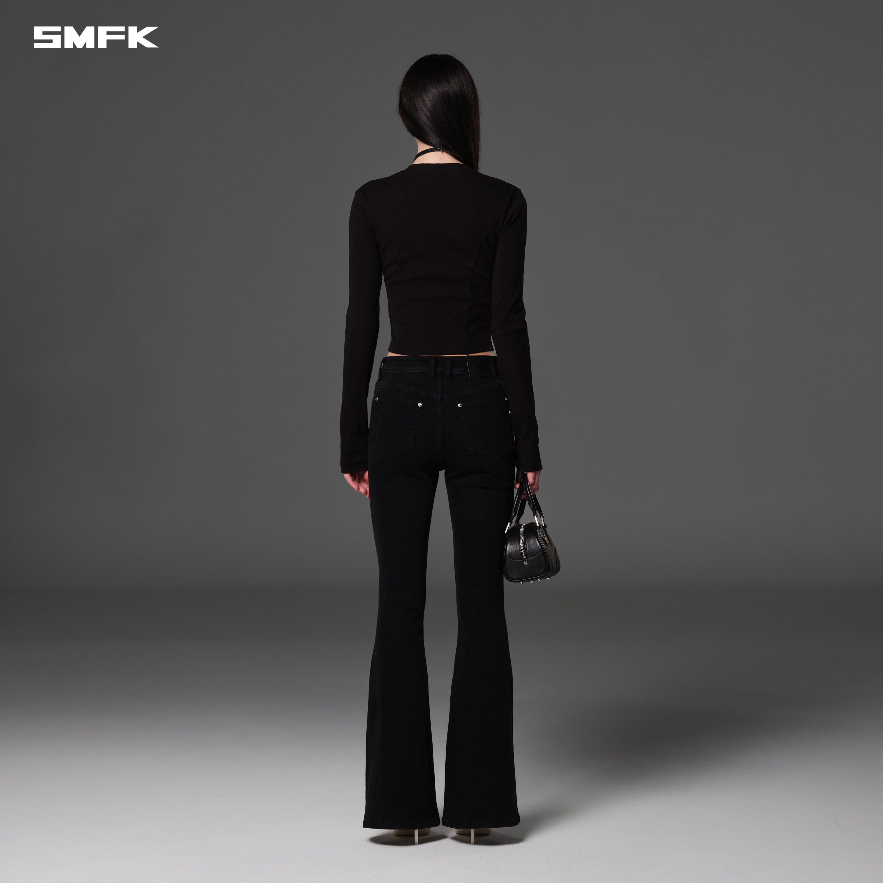 COMPASS HURRICANE MID DENIM PANTS/E-COTTON BLACK MIST