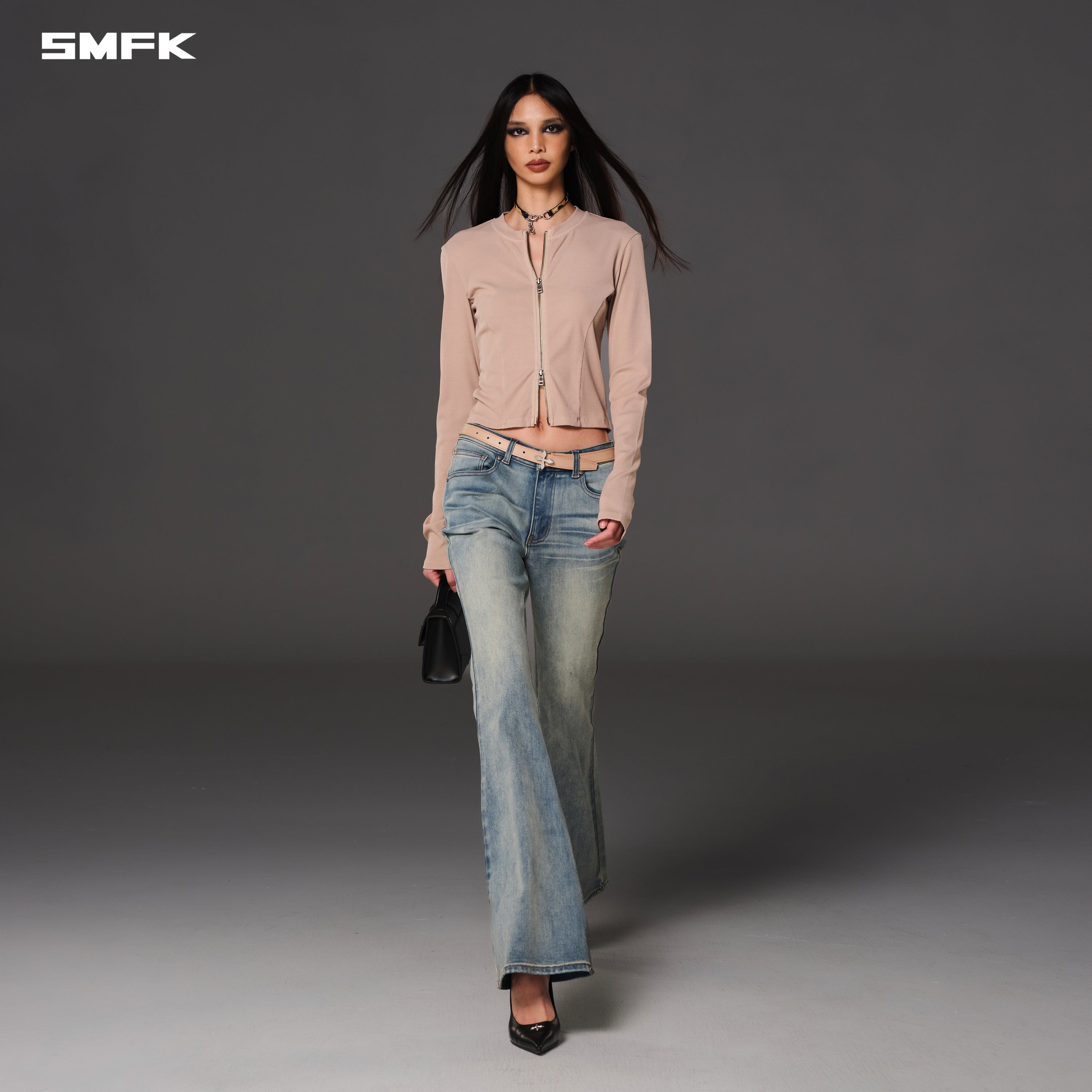 COMPASS HURRICANE MID DENIM PANTS/E-COTTON CLOUD BLUE