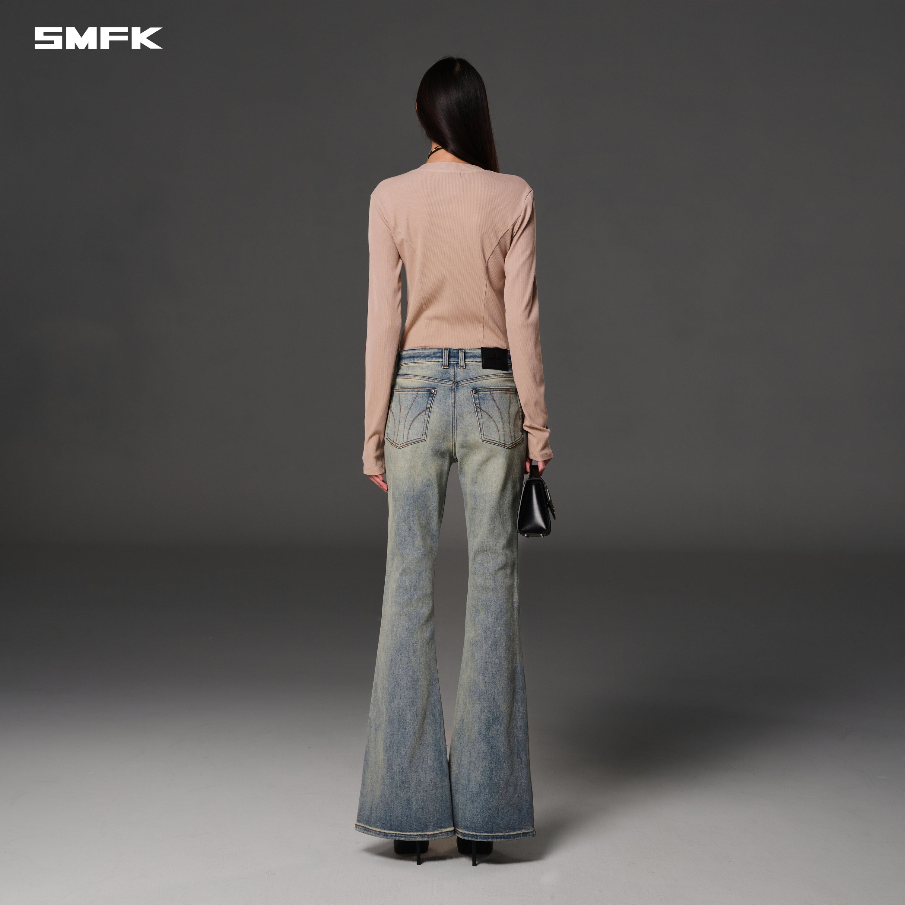 COMPASS HURRICANE MID DENIM PANTS/E-COTTON CLOUD BLUE