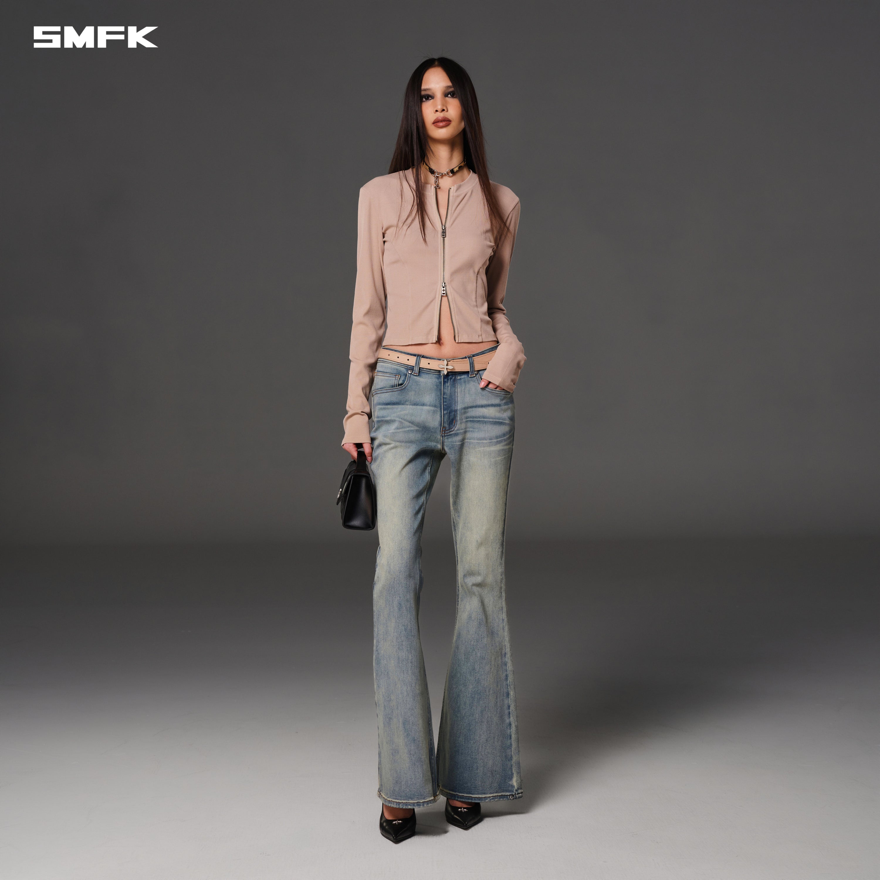 COMPASS HURRICANE MID DENIM PANTS/E-COTTON CLOUD BLUE