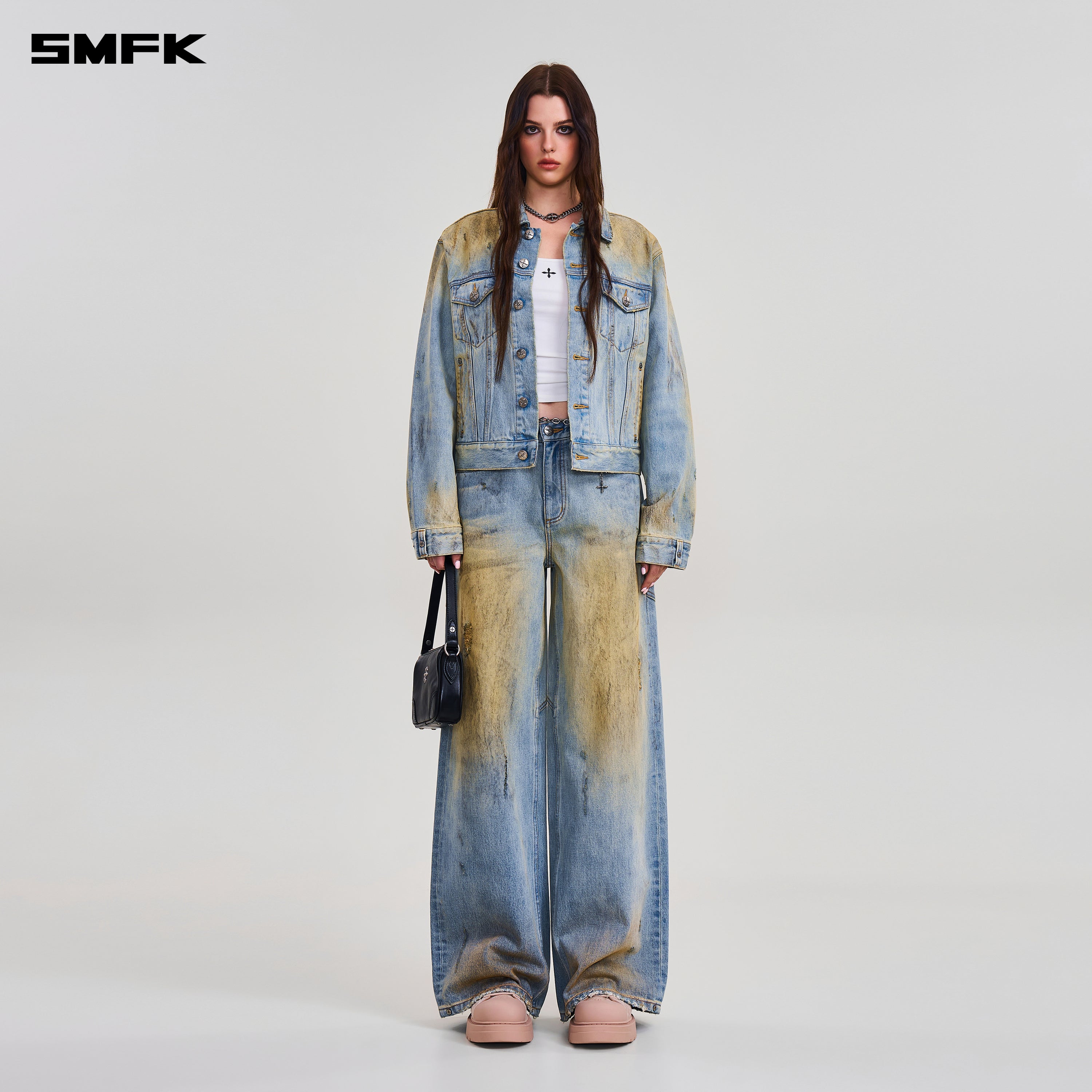 COMPASS MODE WASTELAND TOWER DENIM PANTS WILD SKY BLUE