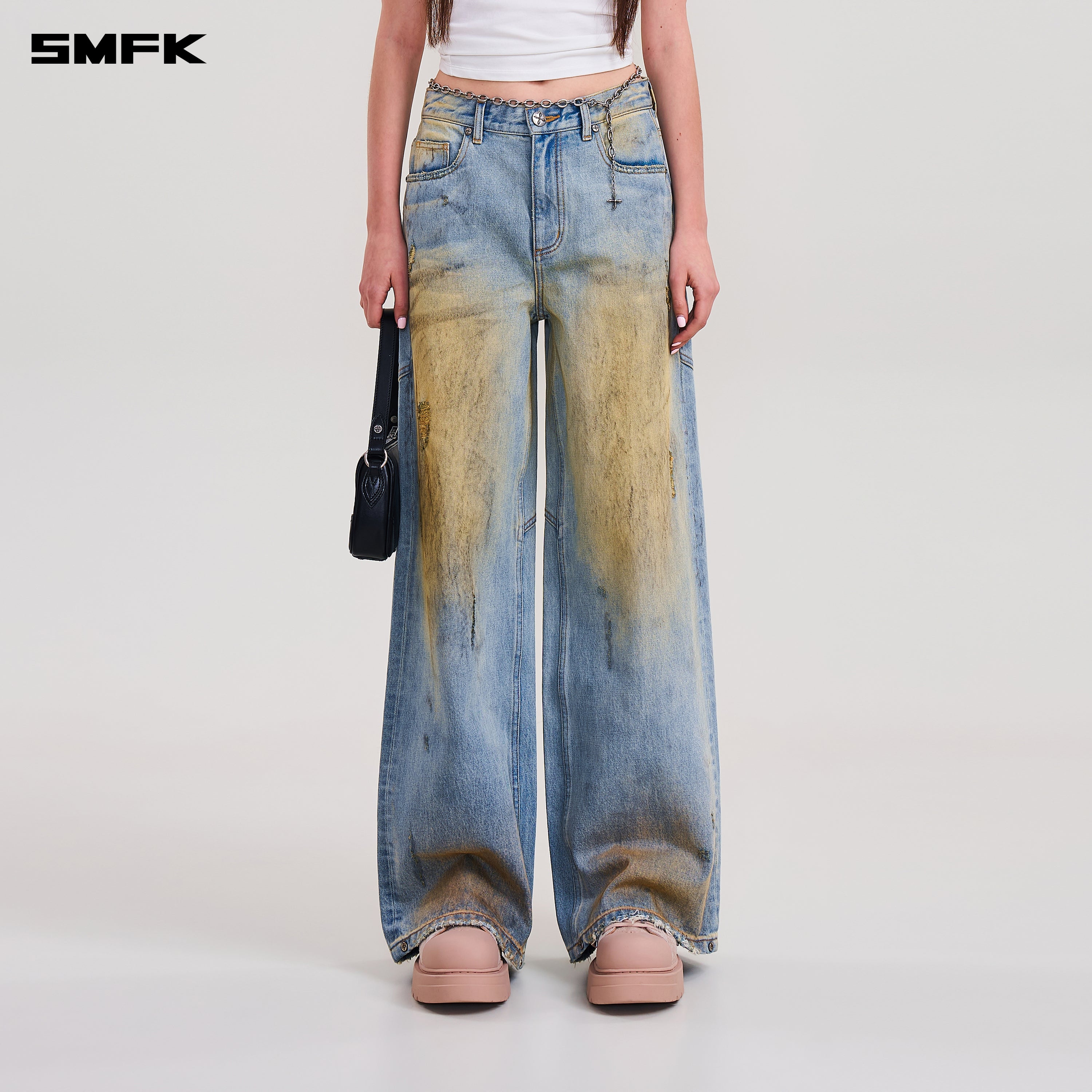 COMPASS MODE WASTELAND TOWER DENIM PANTS WILD SKY BLUE