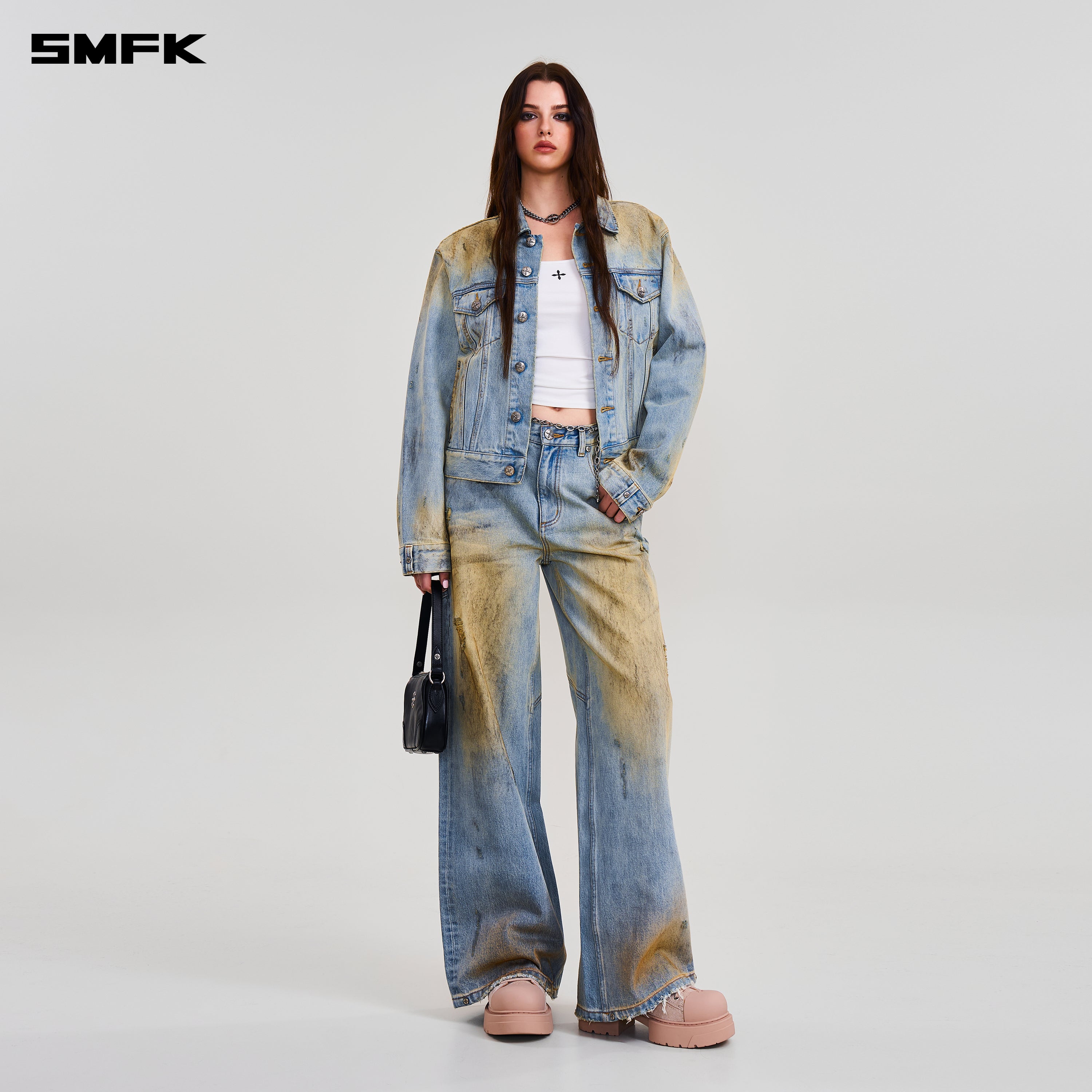 COMPASS MODE WASTELAND TOWER DENIM PANTS WILD SKY BLUE