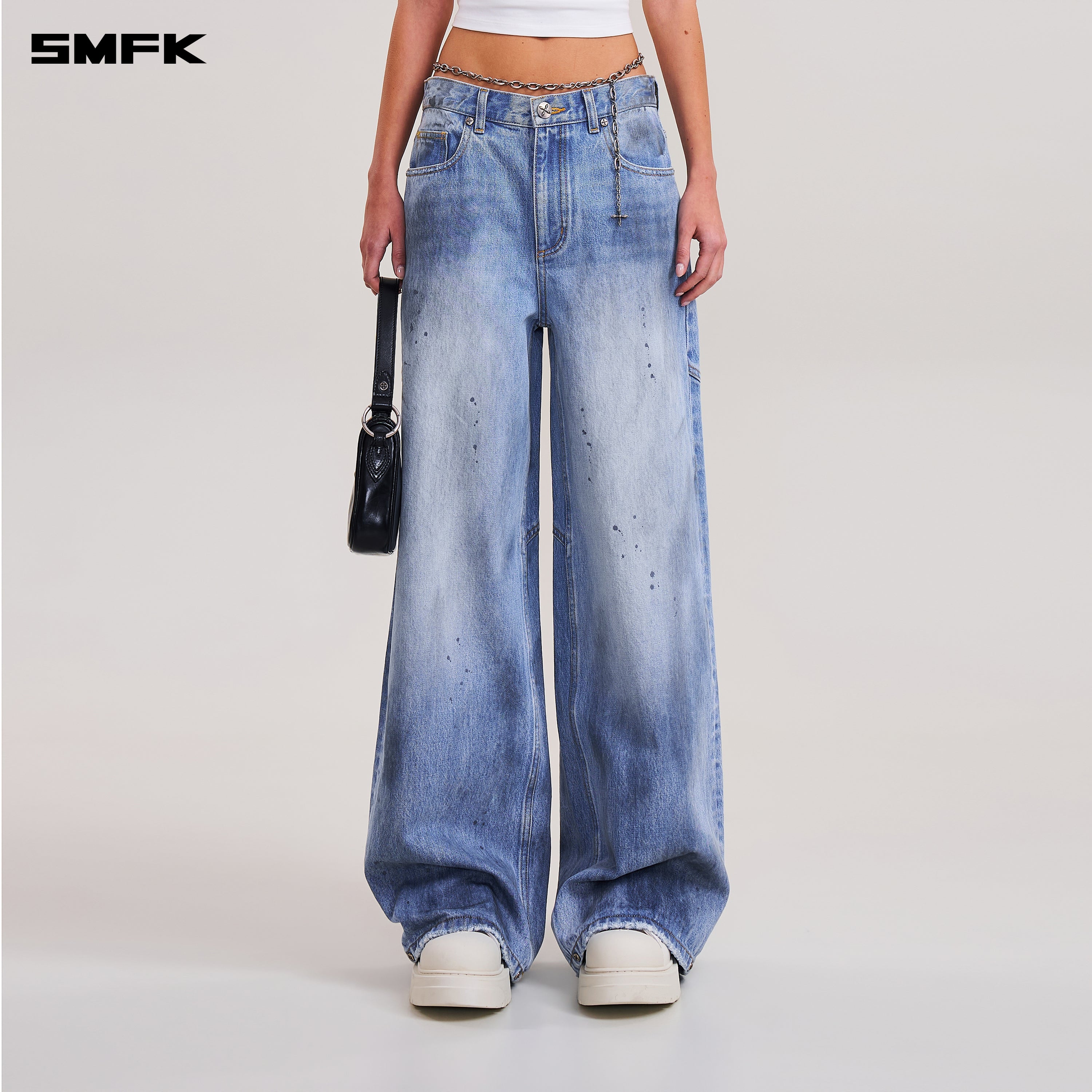 COMPASS MODE WASTELAND TOWER DENIM PANTS SKY BLUE