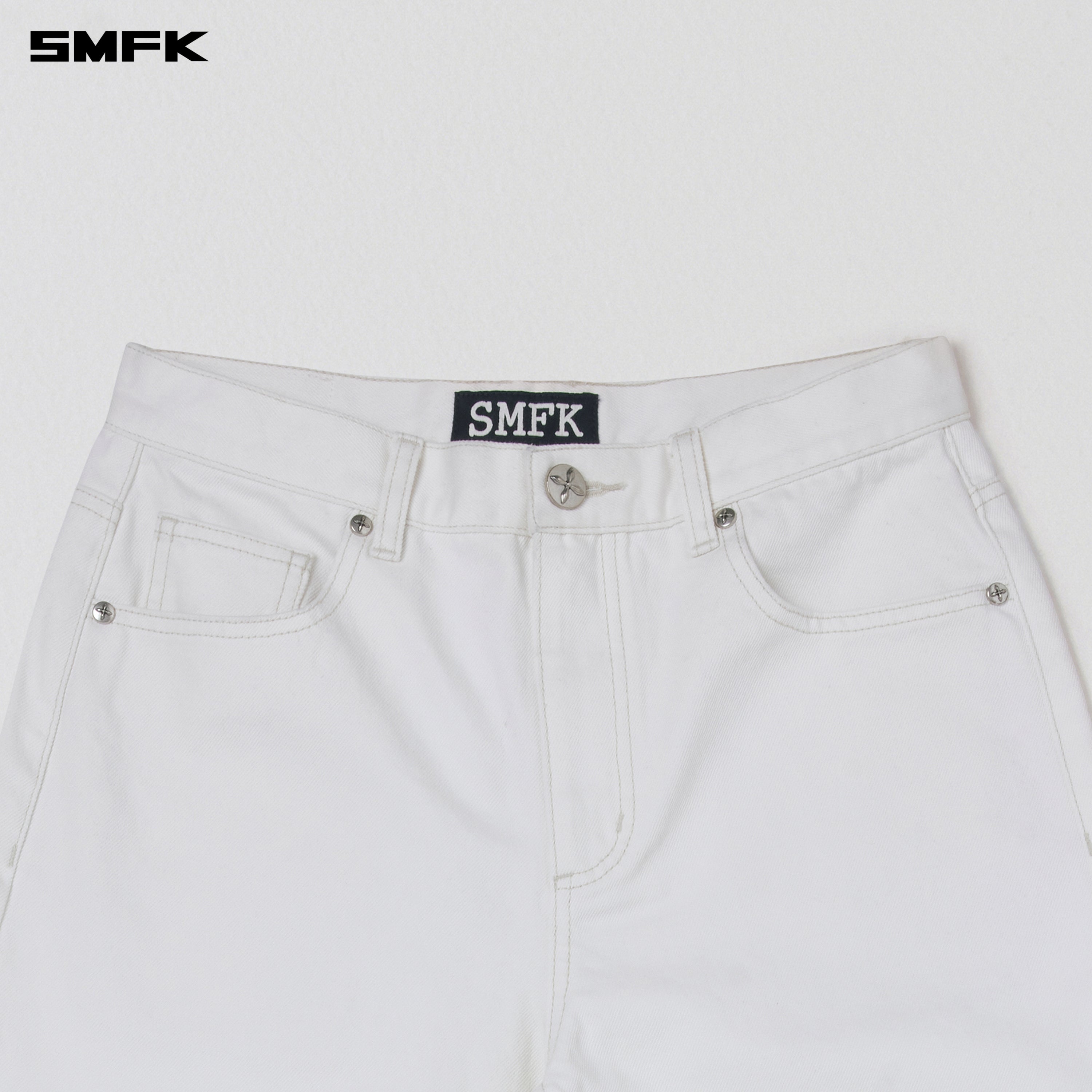 COMPASS MODE TOWER DENIM PANTS SNOW MOUNTAIN WHITE