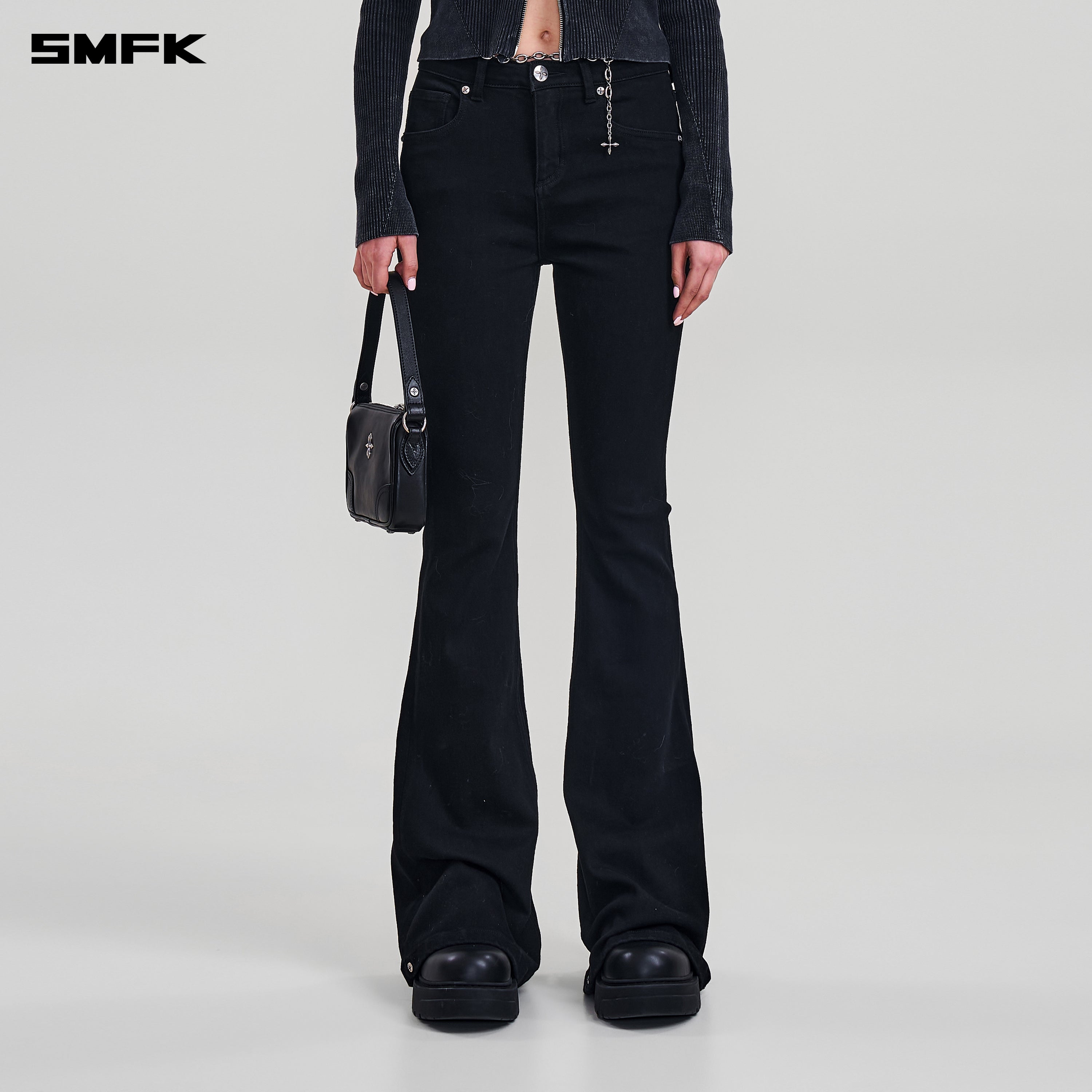 COMPASS HURRICANE DENIM PANTS WILD BLACK